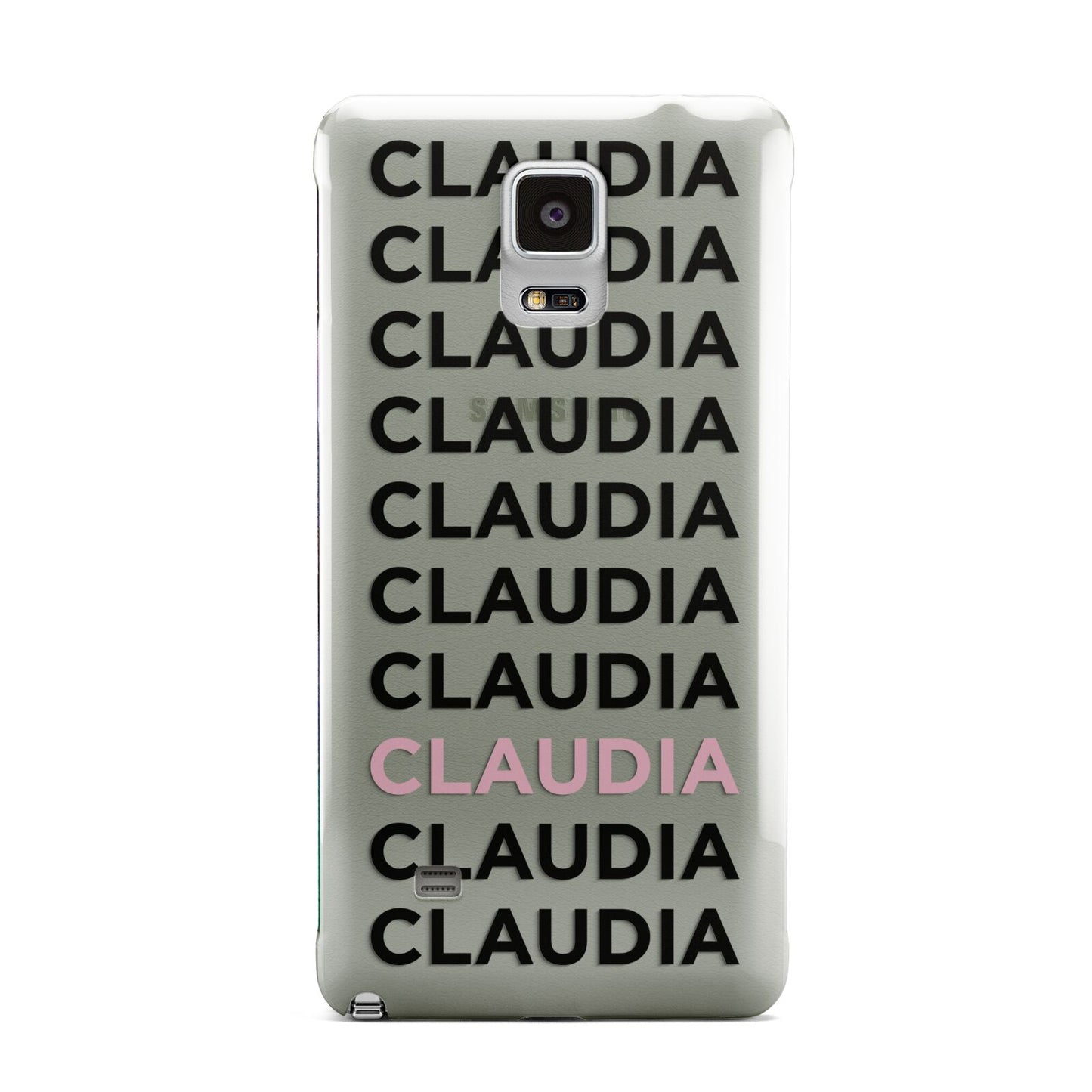 Custom Name Repeat Samsung Galaxy Note 4 Case