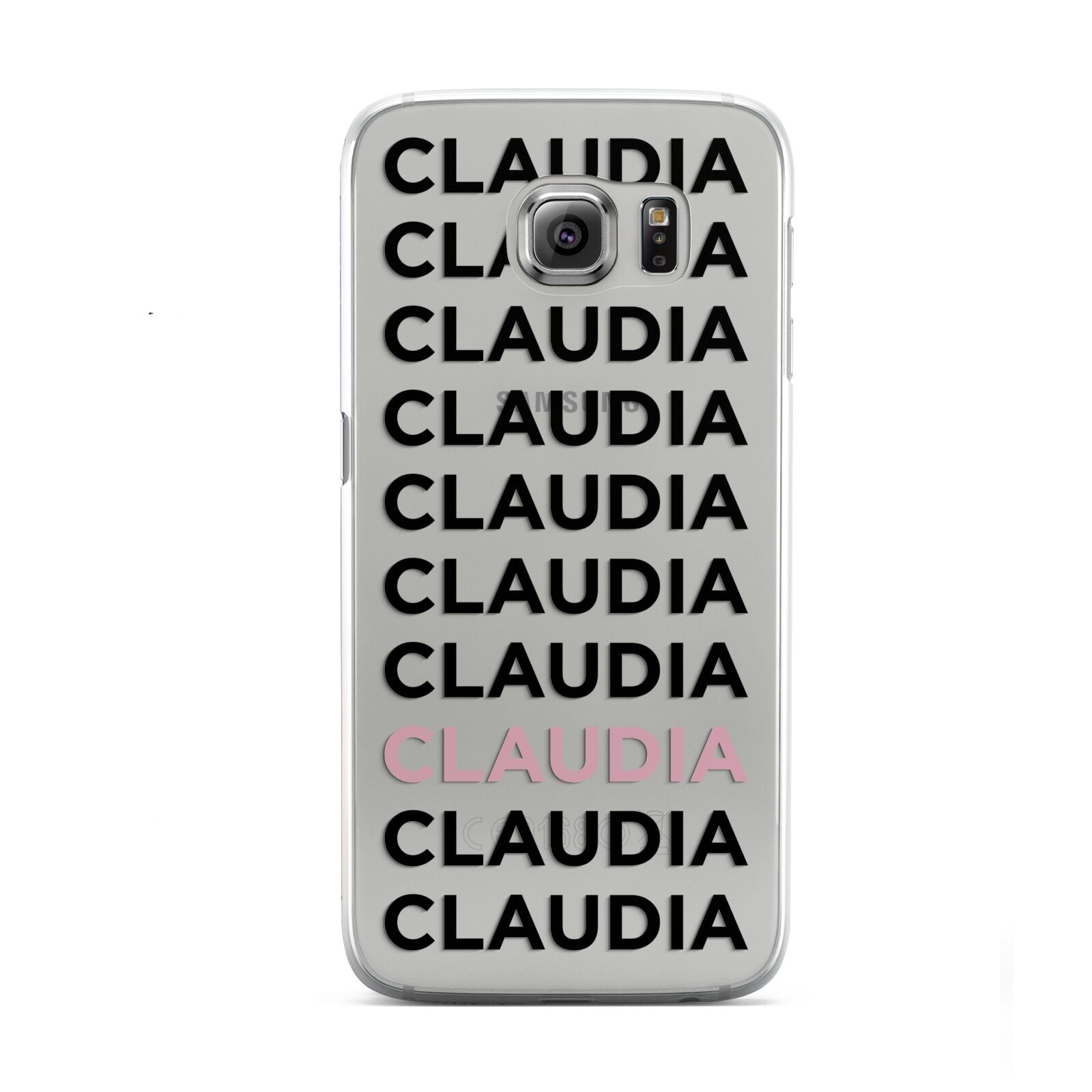 Custom Name Repeat Samsung Galaxy S6 Case