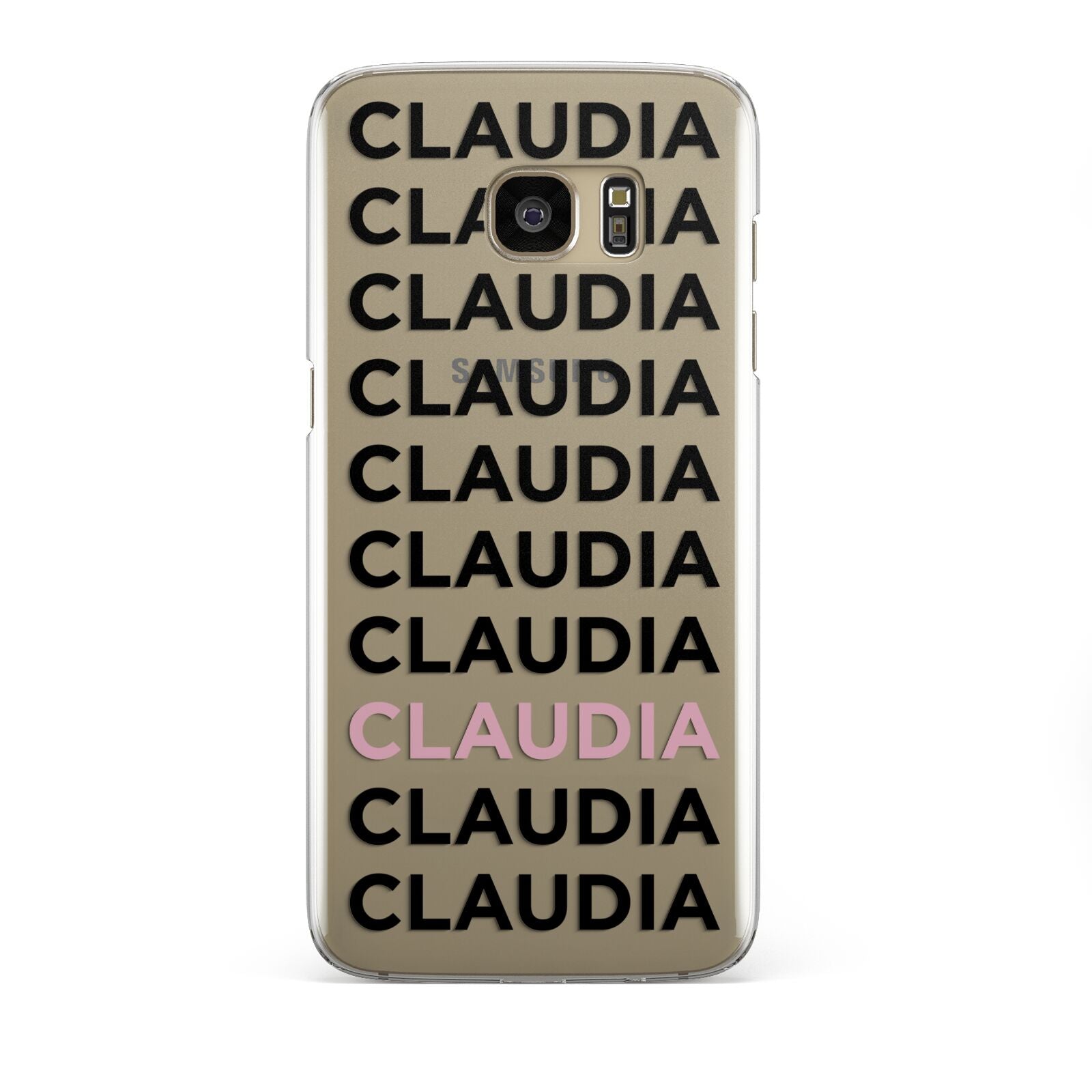 Custom Name Repeat Samsung Galaxy S7 Edge Case