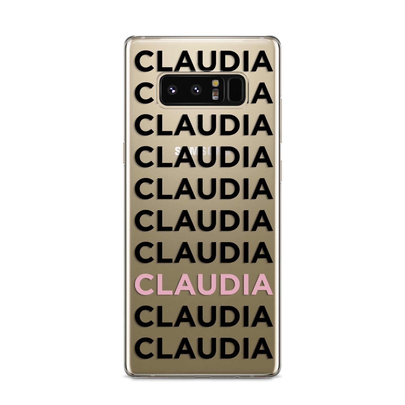 Custom Name Repeat Samsung Galaxy S8 Case