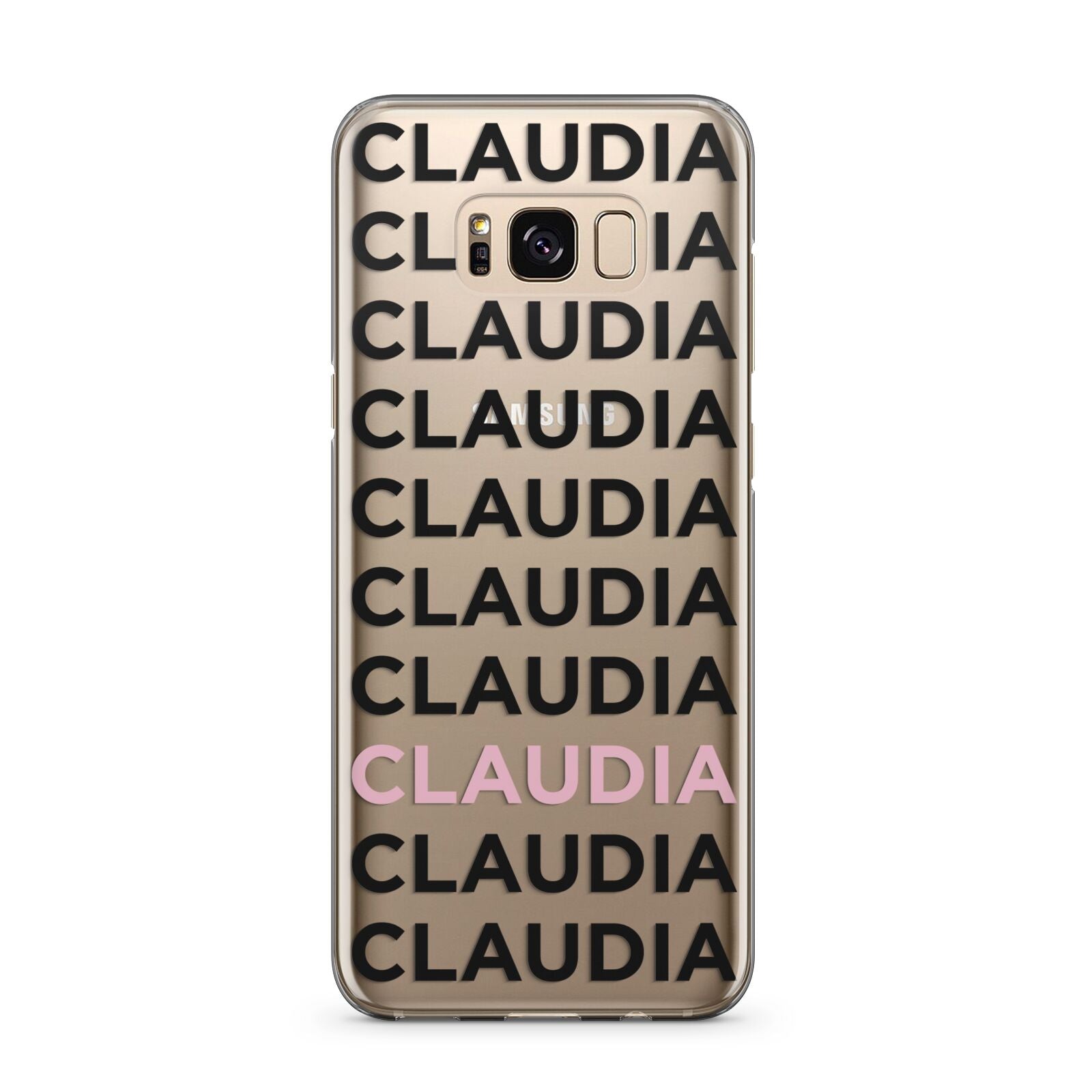 Custom Name Repeat Samsung Galaxy S8 Plus Case