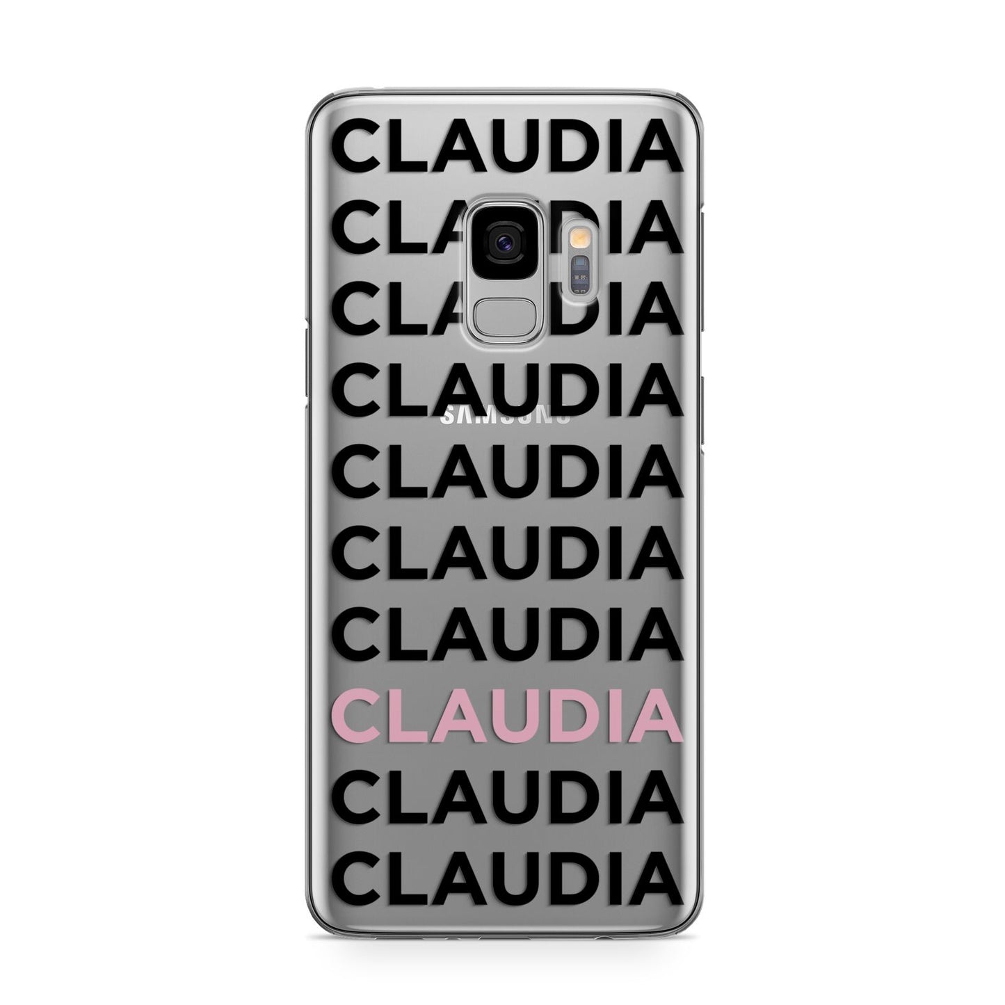 Custom Name Repeat Samsung Galaxy S9 Case