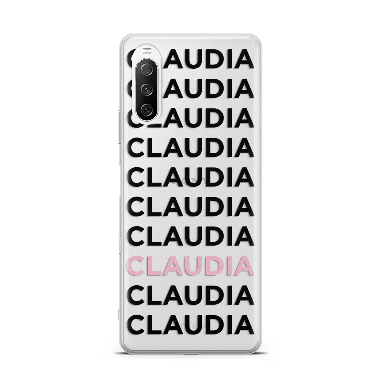 Custom Name Repeat Sony Xperia 10 III Case