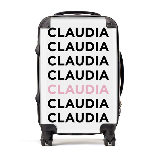 Custom Name Repeat Suitcase