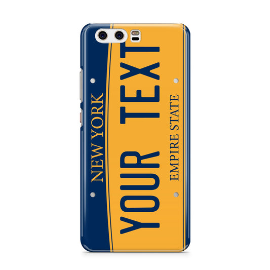 Custom New York License Plate Huawei P10 Phone Case