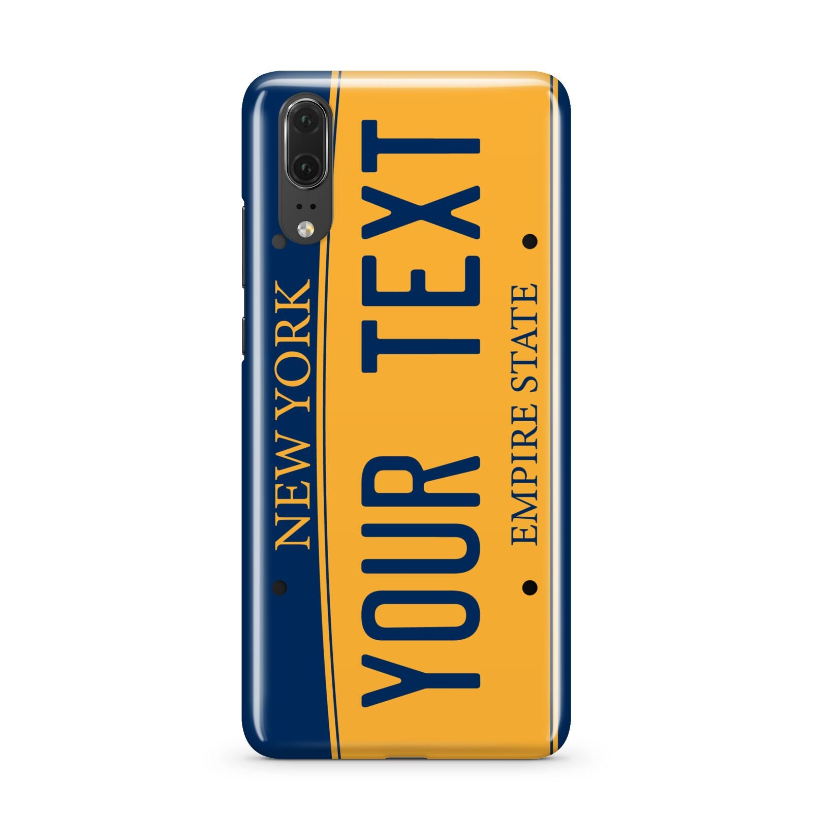 Custom New York License Plate Huawei P20 Phone Case