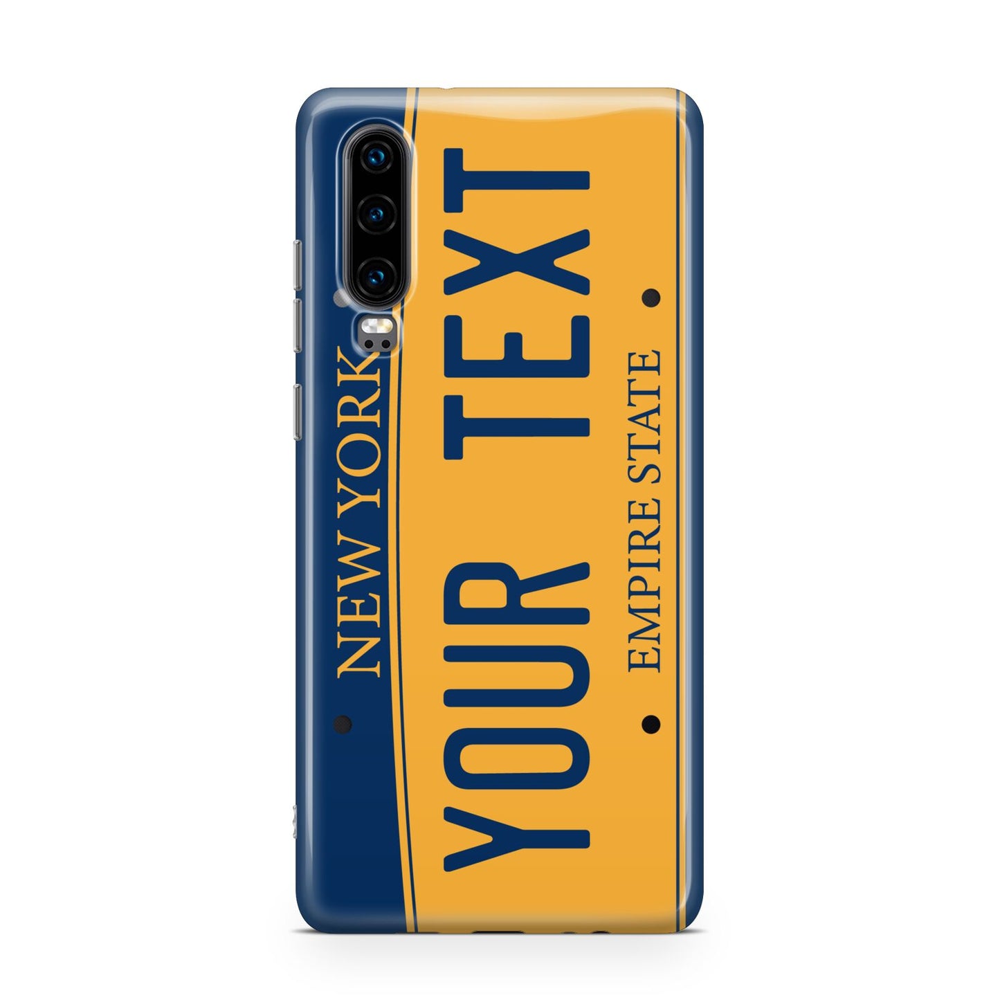 Custom New York License Plate Huawei P30 Phone Case