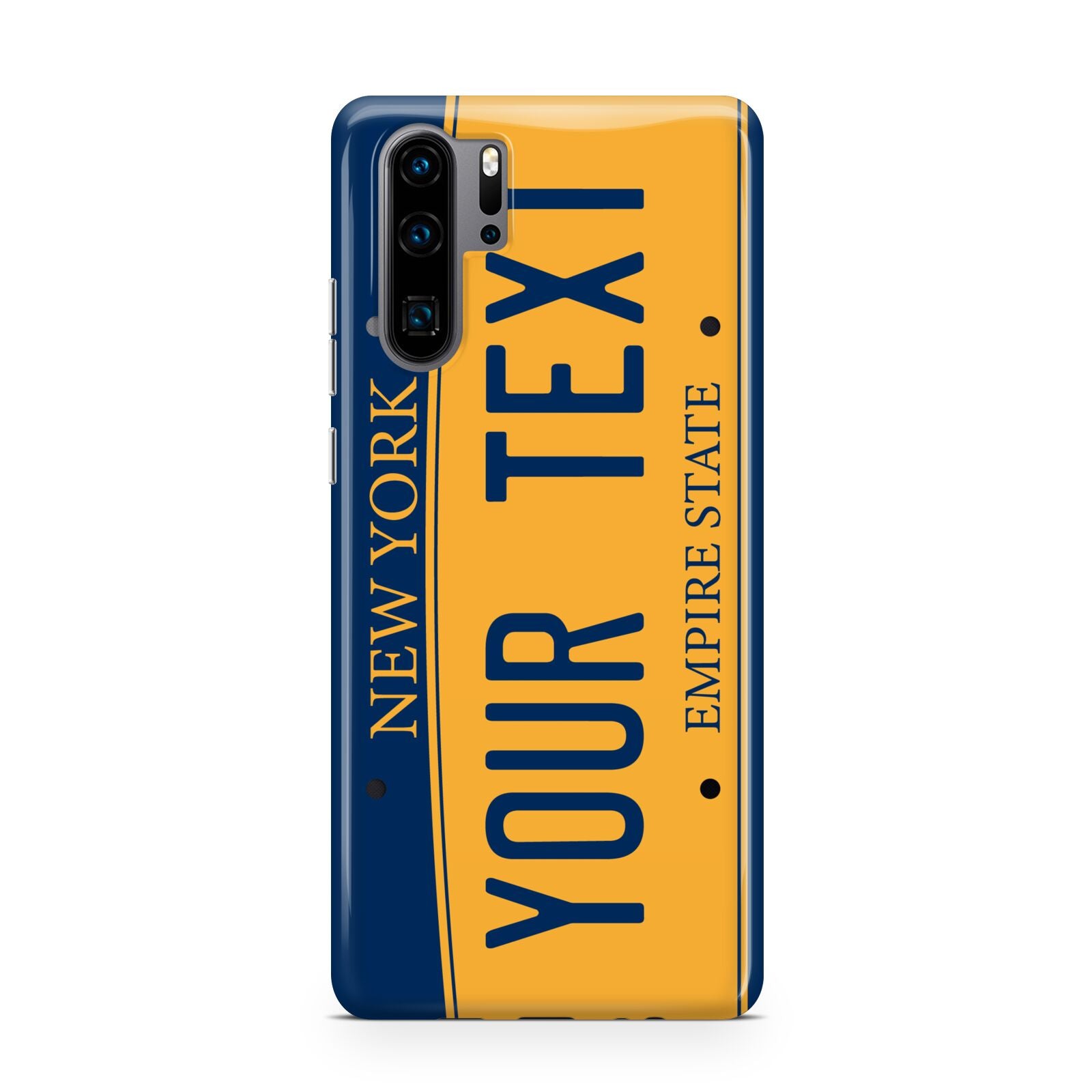 Custom New York License Plate Huawei P30 Pro Phone Case