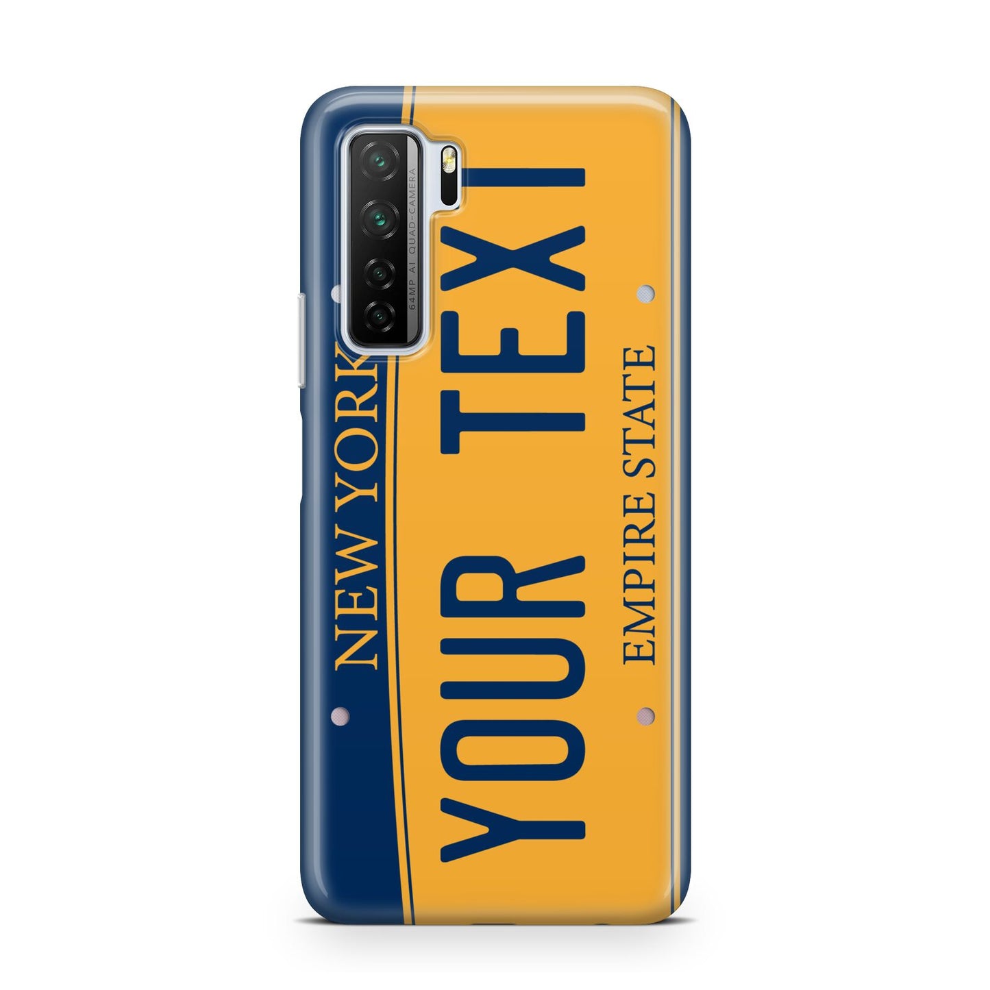 Custom New York License Plate Huawei P40 Lite 5G Phone Case