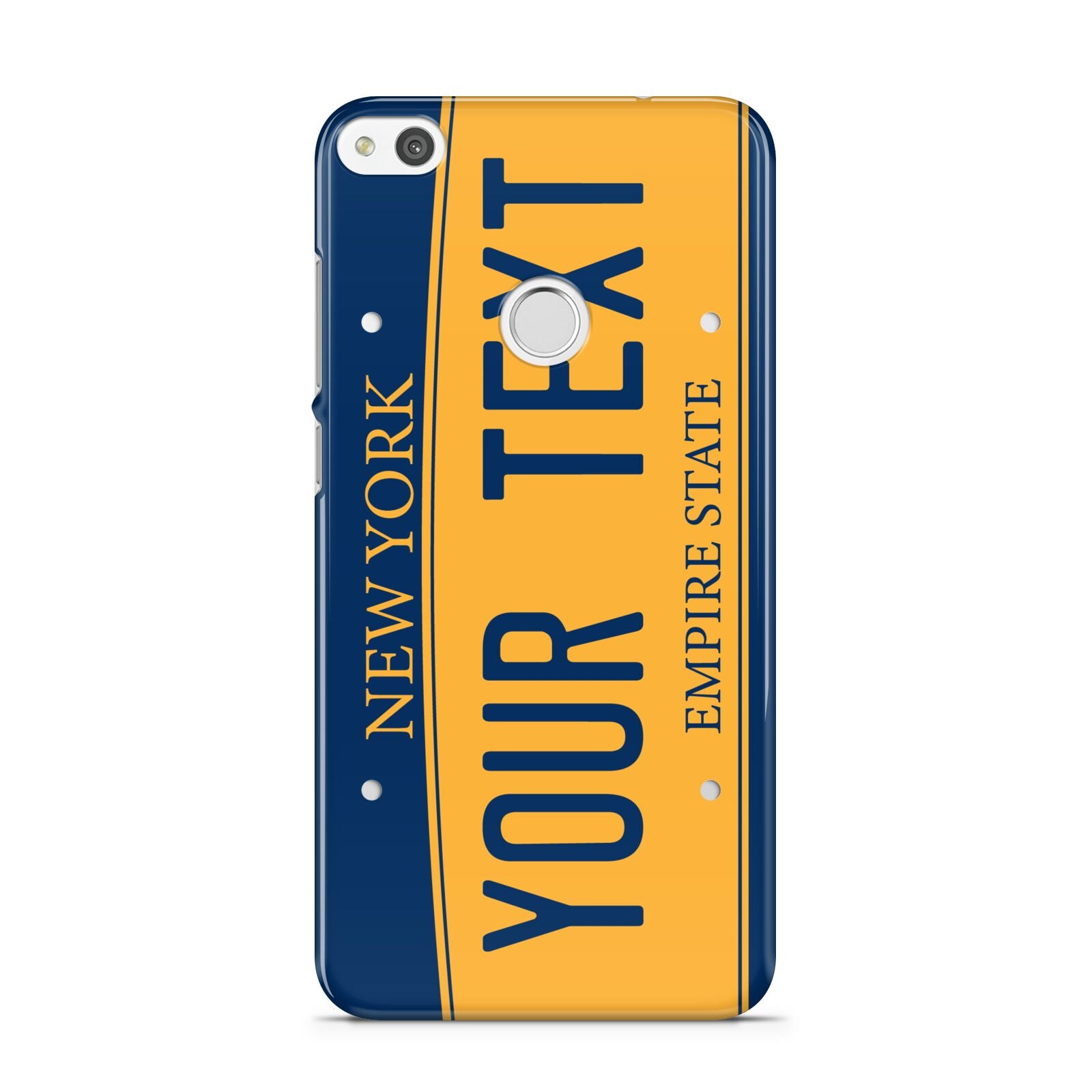 Custom New York License Plate Huawei P8 Lite Case