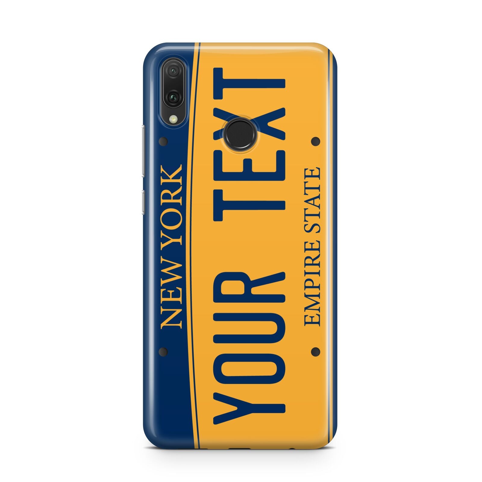 Custom New York License Plate Huawei Y9 2019