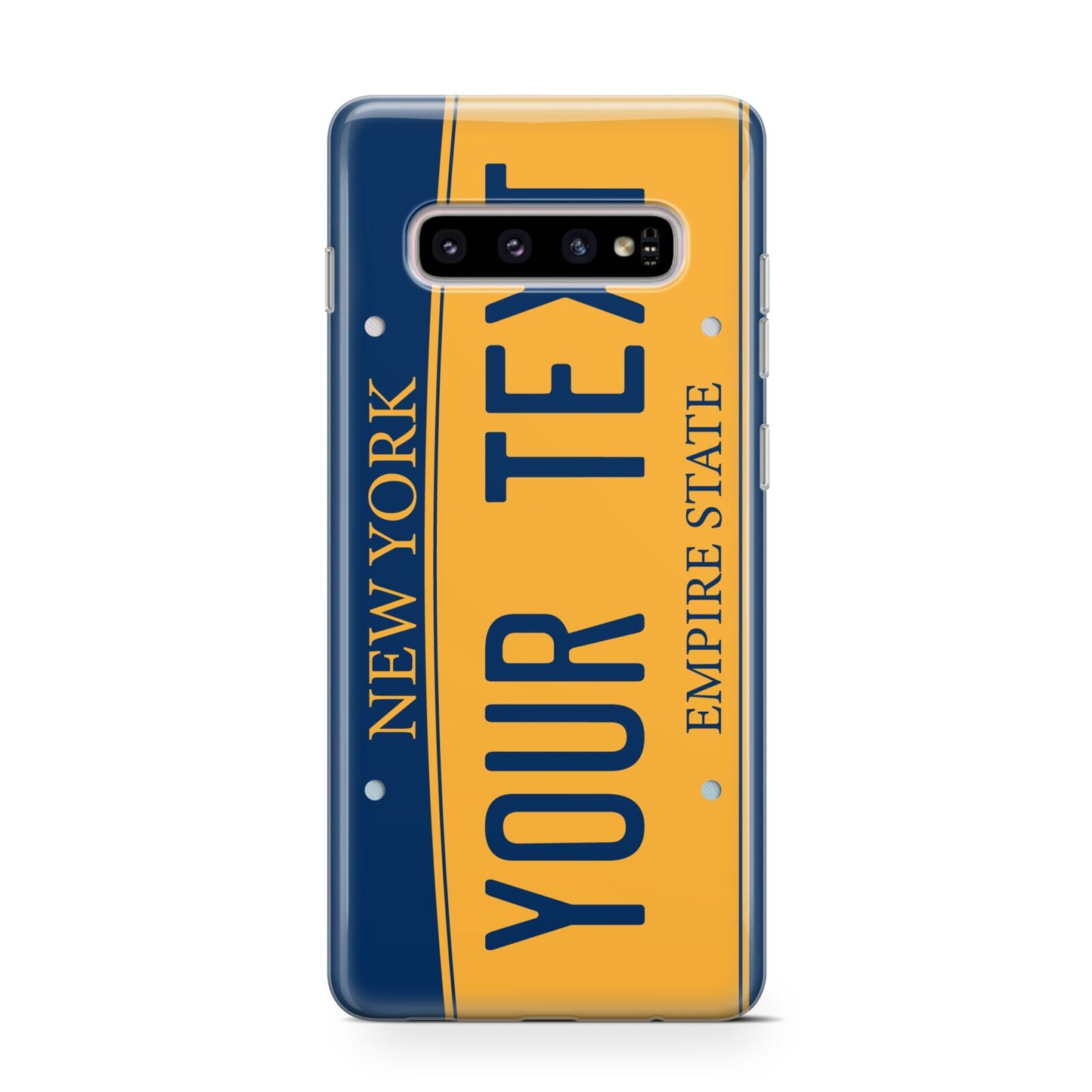 Custom New York License Plate Protective Samsung Galaxy Case