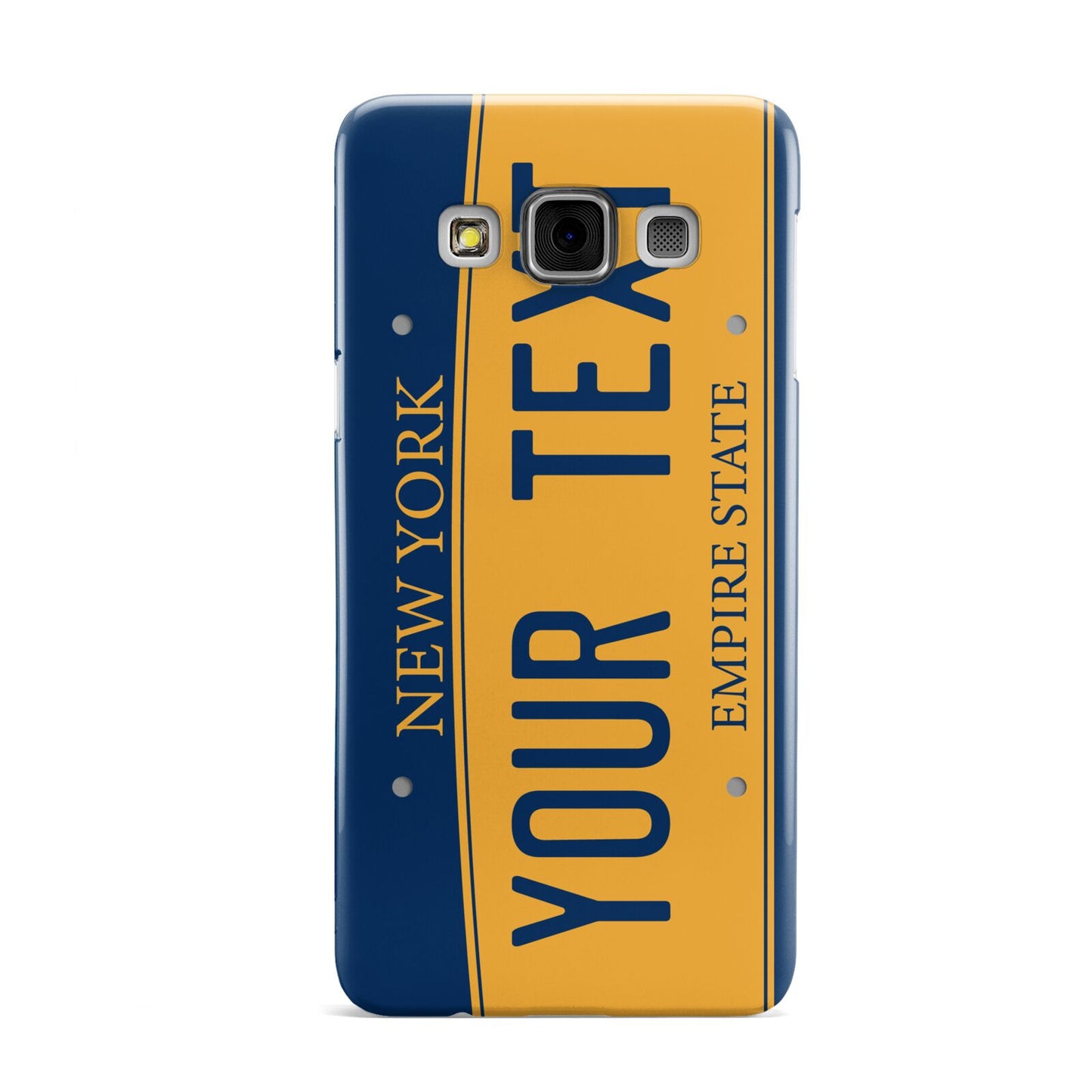 Custom New York License Plate Samsung Galaxy A3 Case