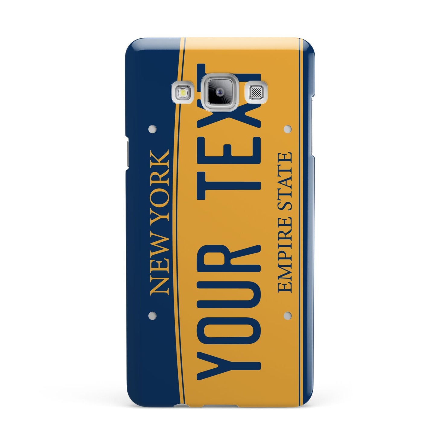 Custom New York License Plate Samsung Galaxy A7 2015 Case