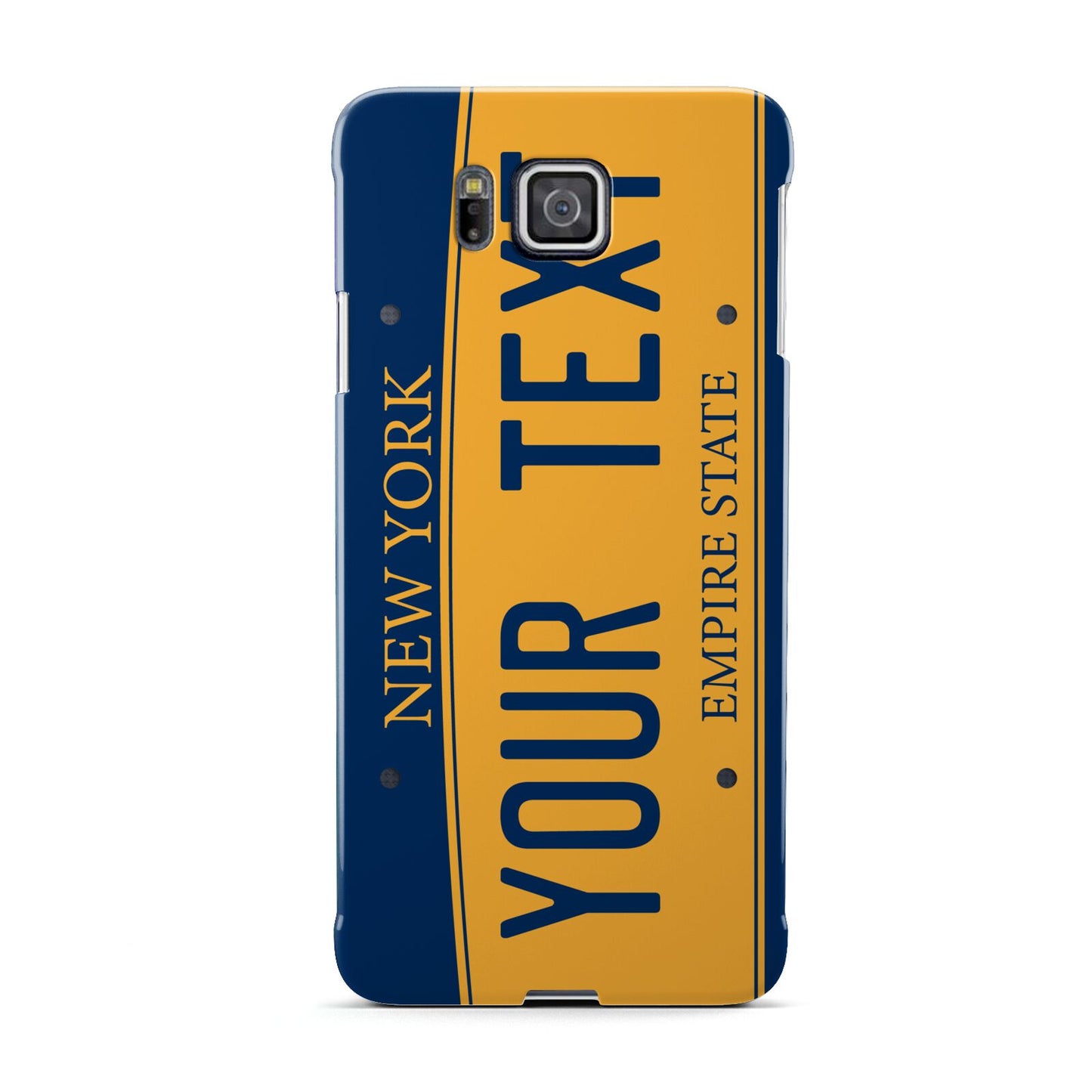 Custom New York License Plate Samsung Galaxy Alpha Case