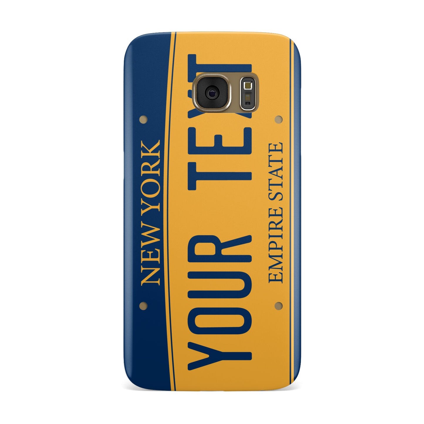 Custom New York License Plate Samsung Galaxy Case