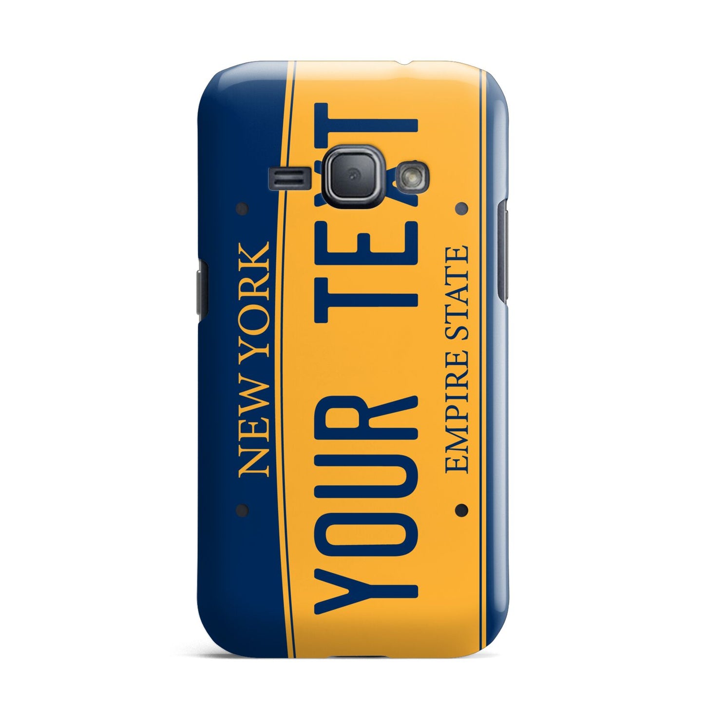 Custom New York License Plate Samsung Galaxy J1 2016 Case