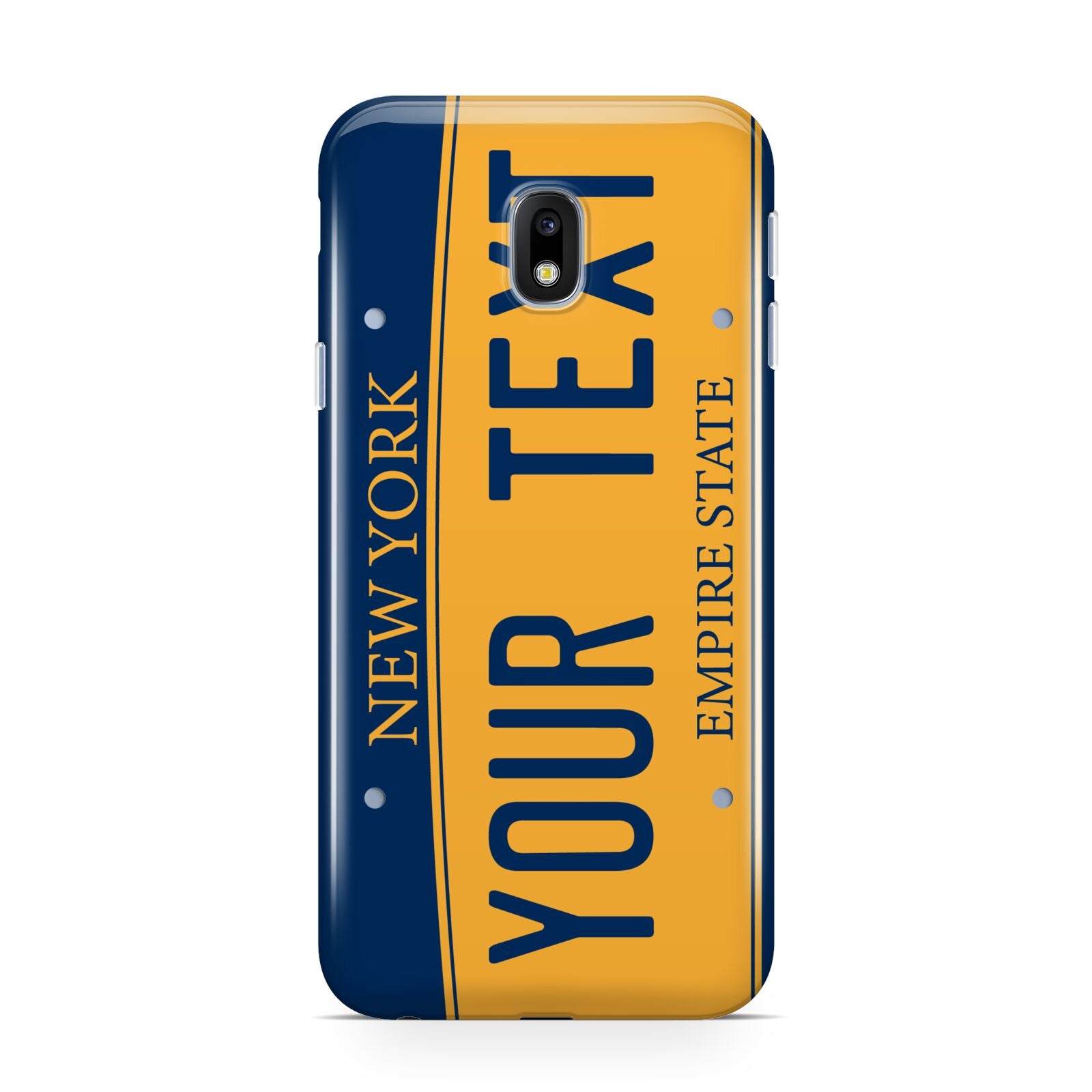 Custom New York License Plate Samsung Galaxy J3 2017 Case