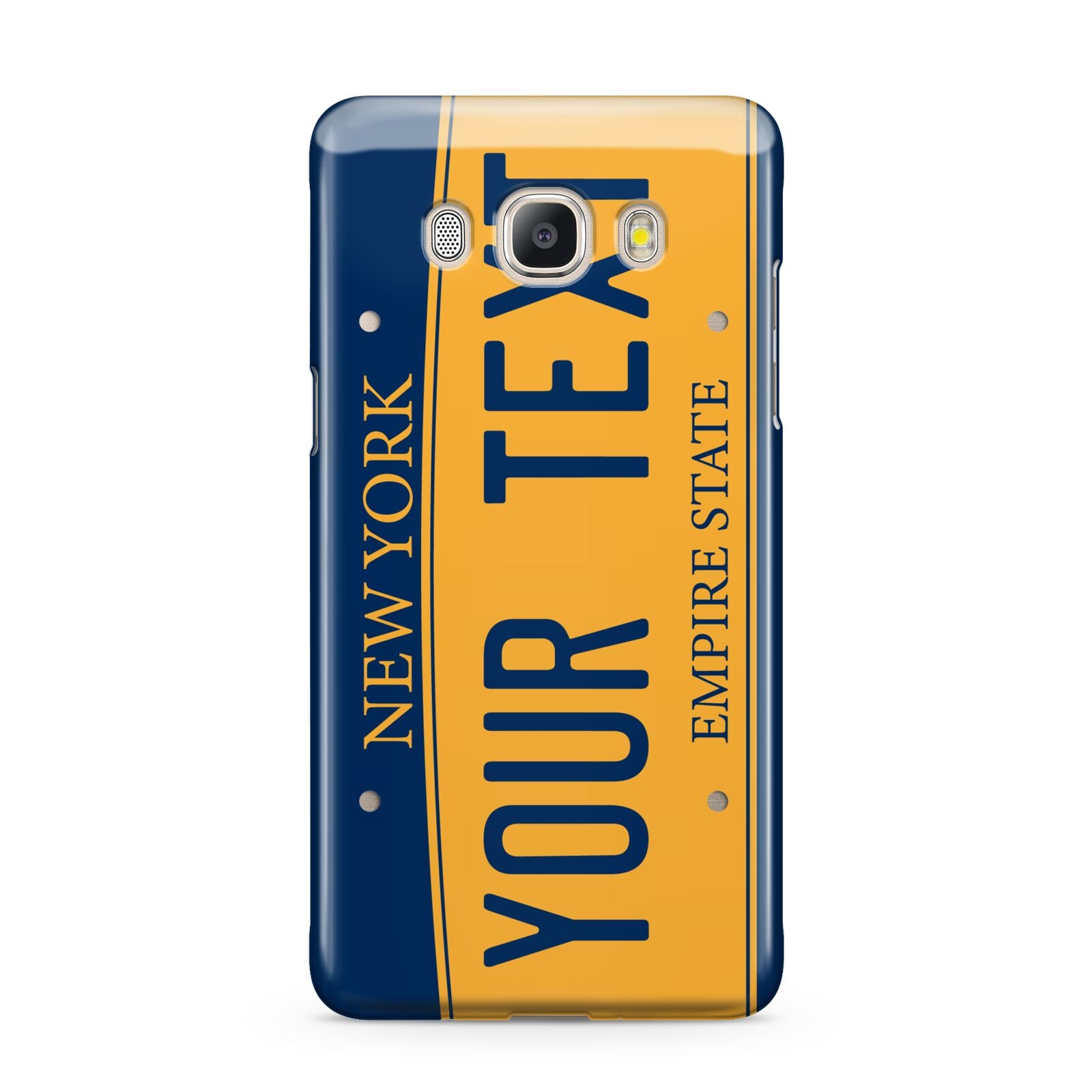 Custom New York License Plate Samsung Galaxy J5 2016 Case