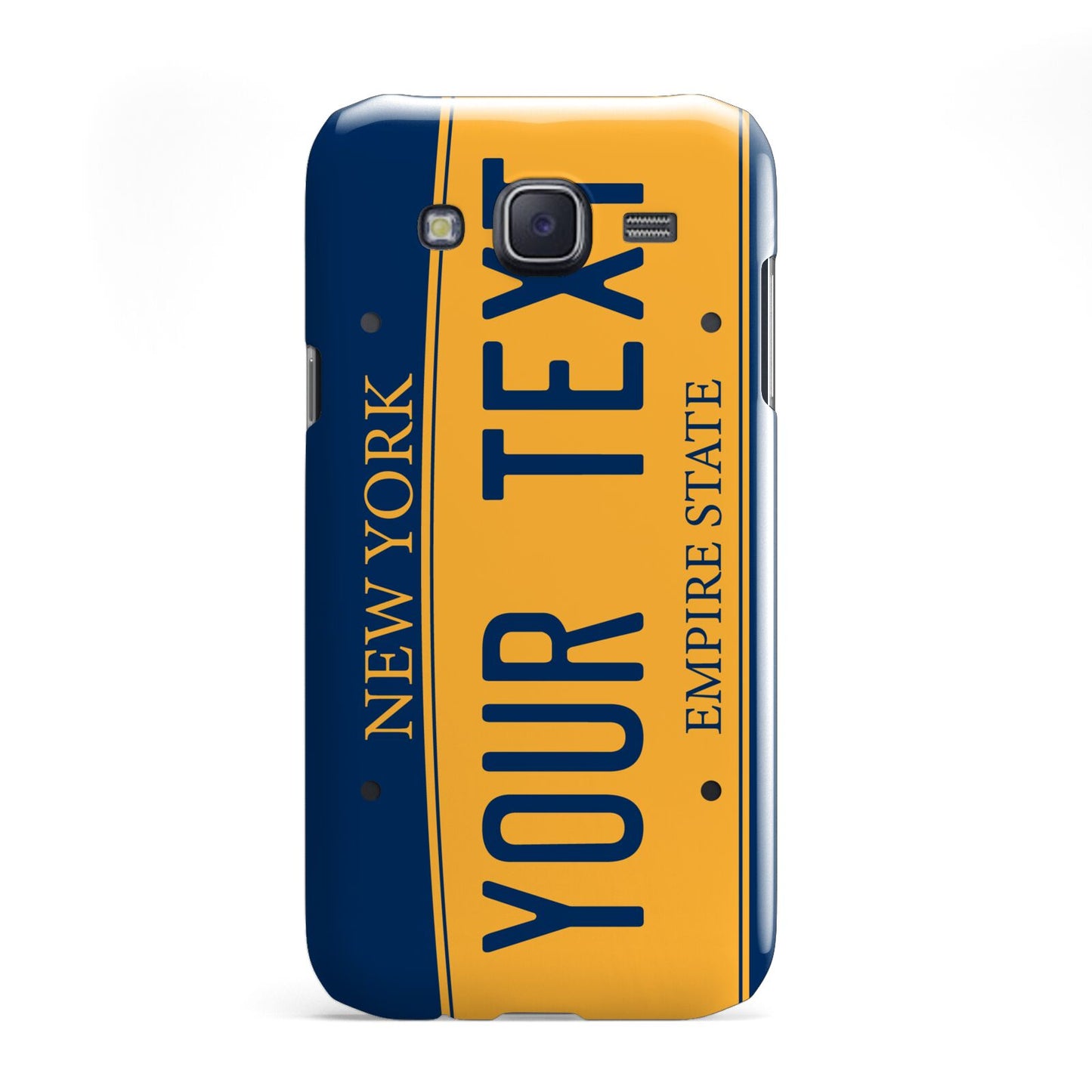 Custom New York License Plate Samsung Galaxy J5 Case