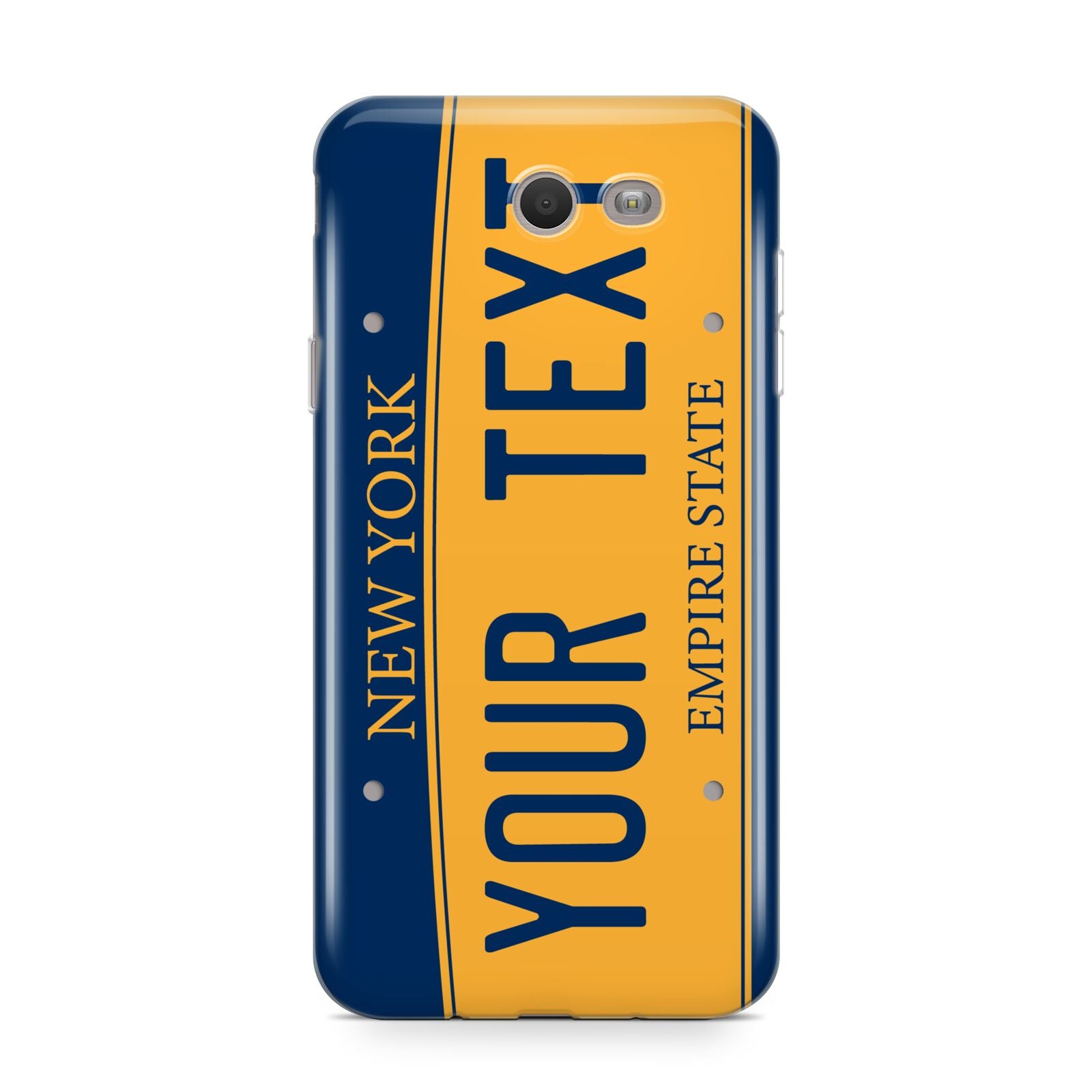 Custom New York License Plate Samsung Galaxy J7 2017 Case