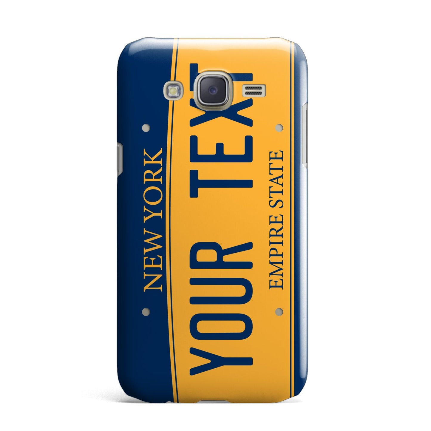 Custom New York License Plate Samsung Galaxy J7 Case