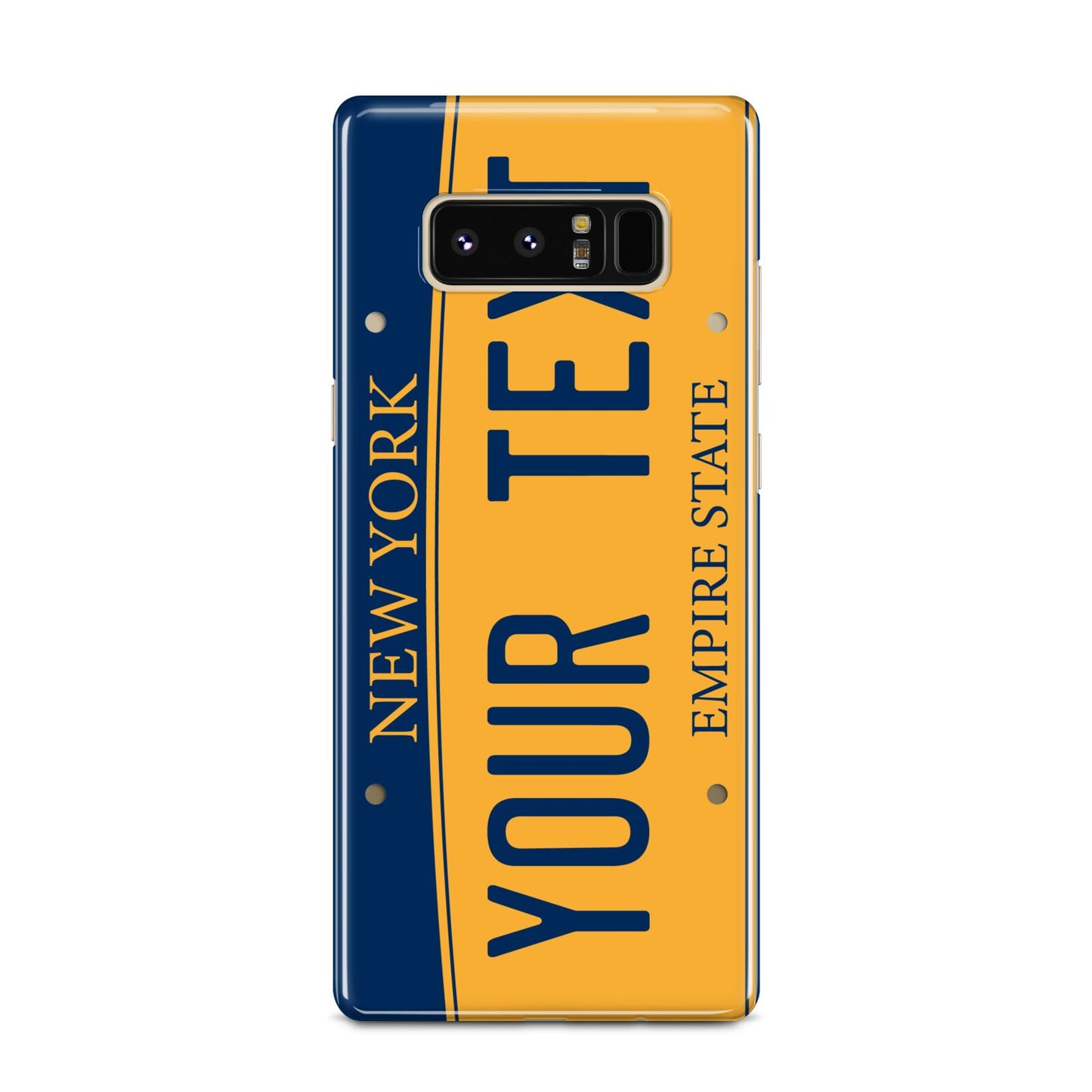 Custom New York License Plate Samsung Galaxy Note 8 Case