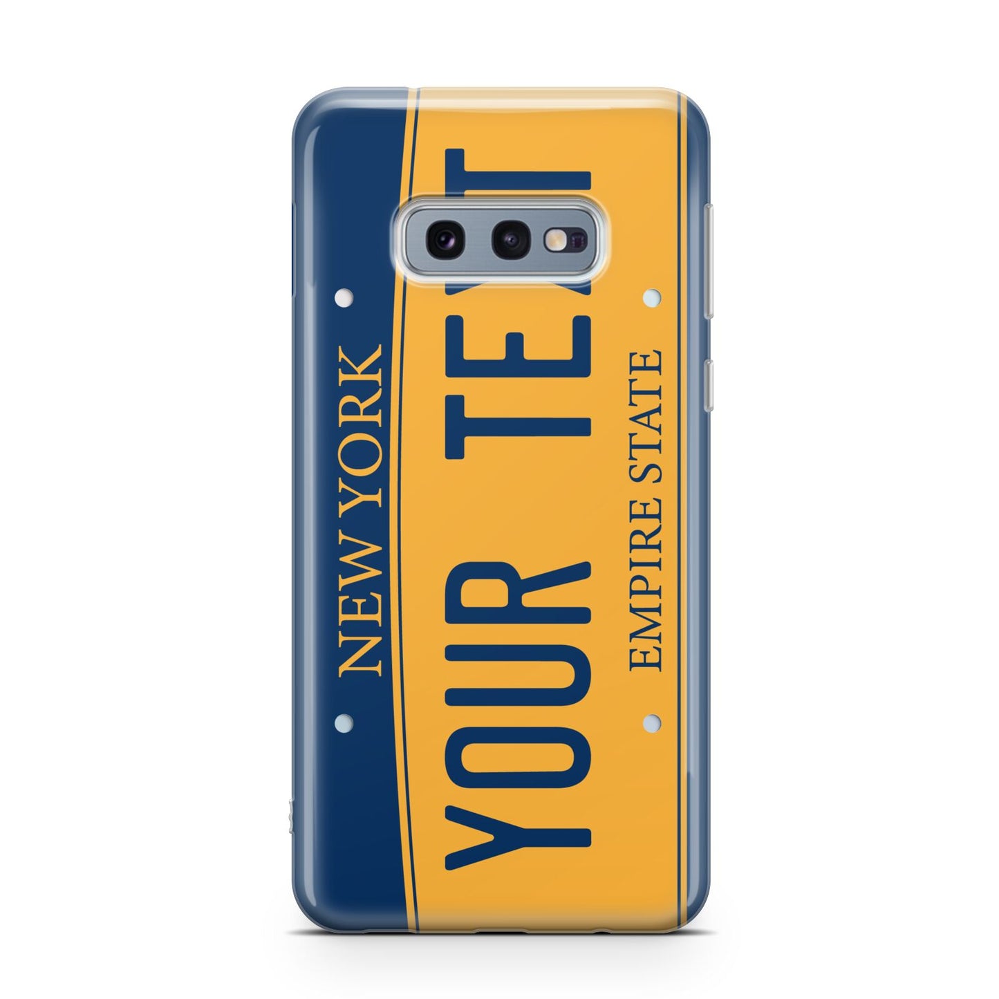 Custom New York License Plate Samsung Galaxy S10E Case