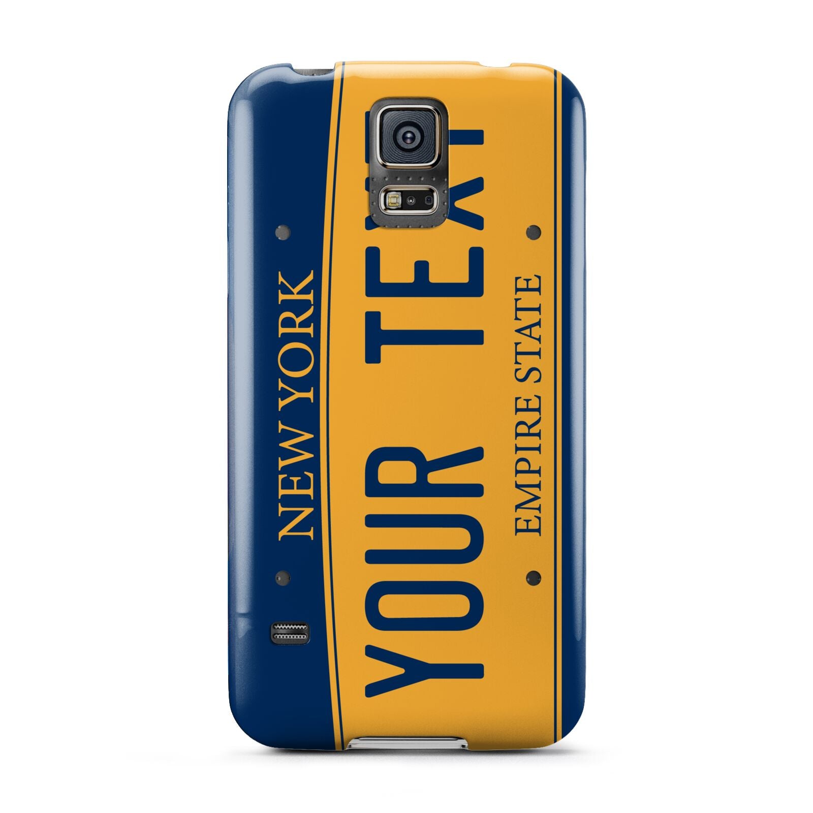 Custom New York License Plate Samsung Galaxy S5 Case