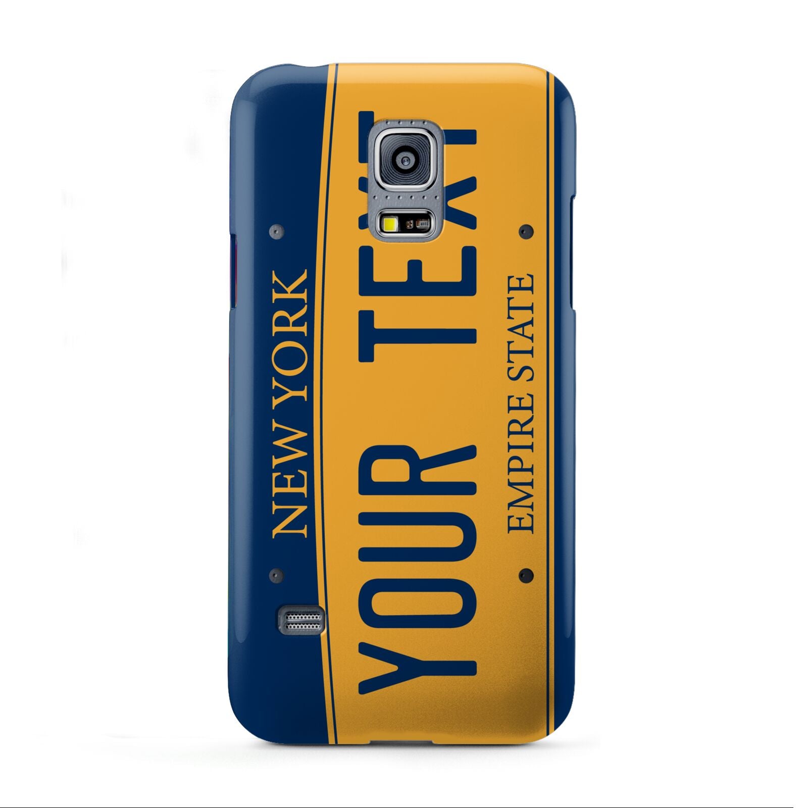 Custom New York License Plate Samsung Galaxy S5 Mini Case