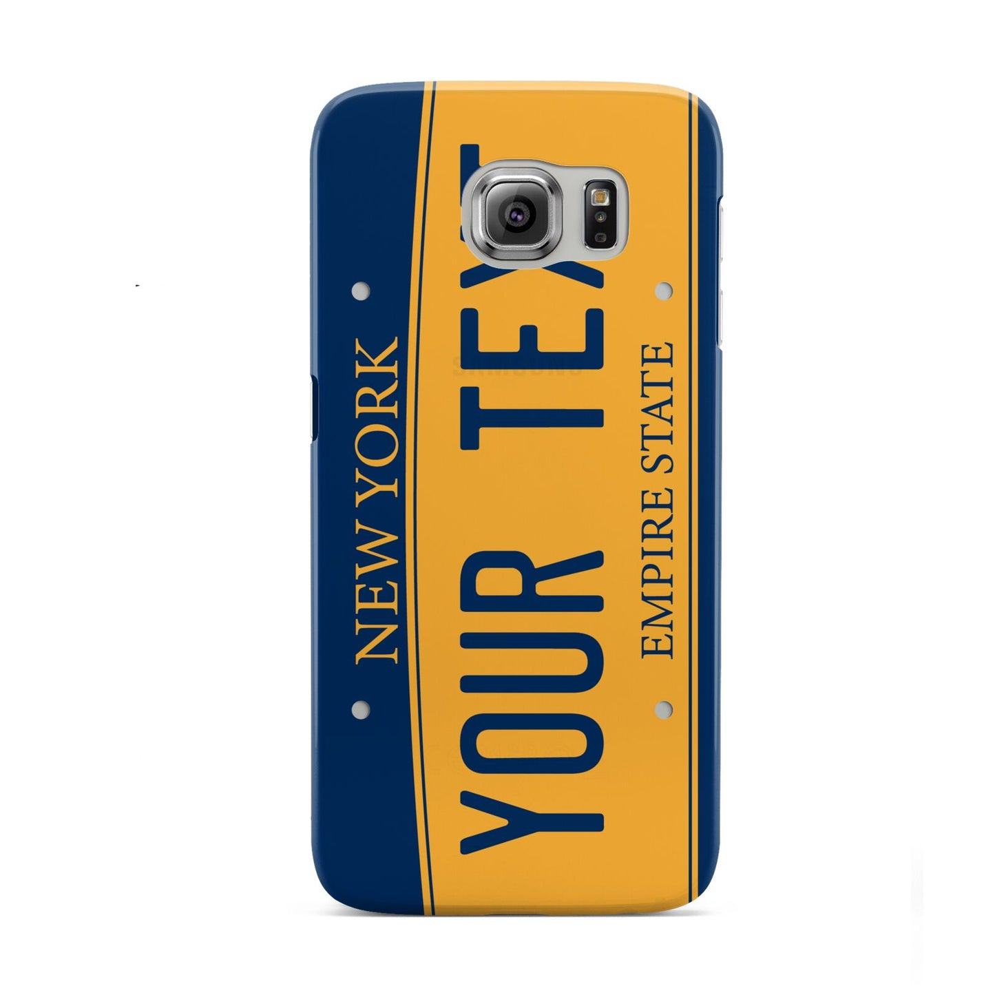 Custom New York License Plate Samsung Galaxy S6 Case