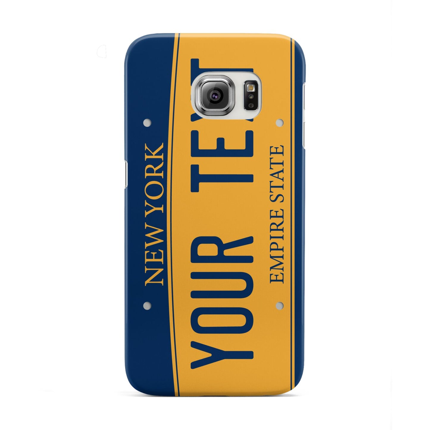 Custom New York License Plate Samsung Galaxy S6 Edge Case