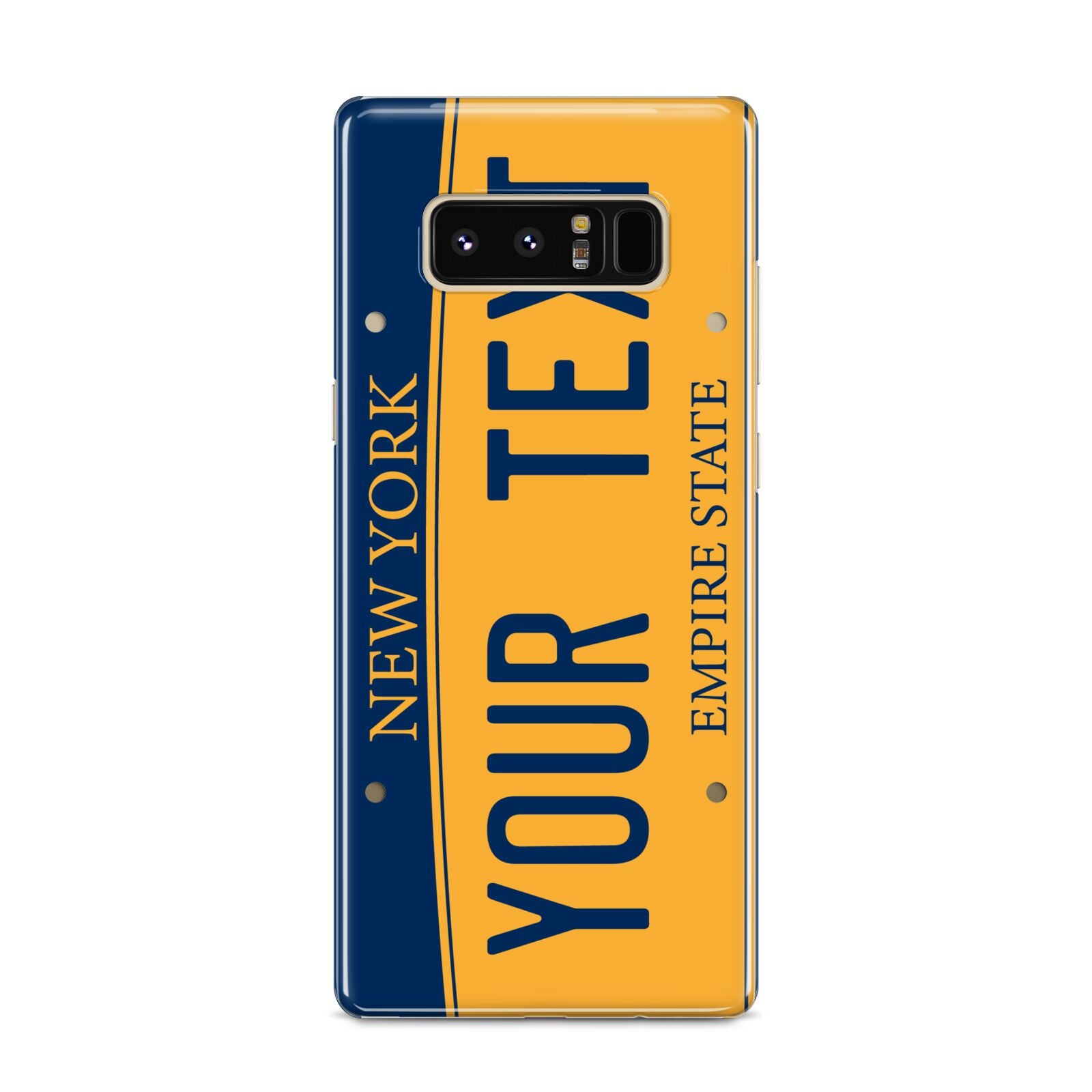 Custom New York License Plate Samsung Galaxy S8 Case