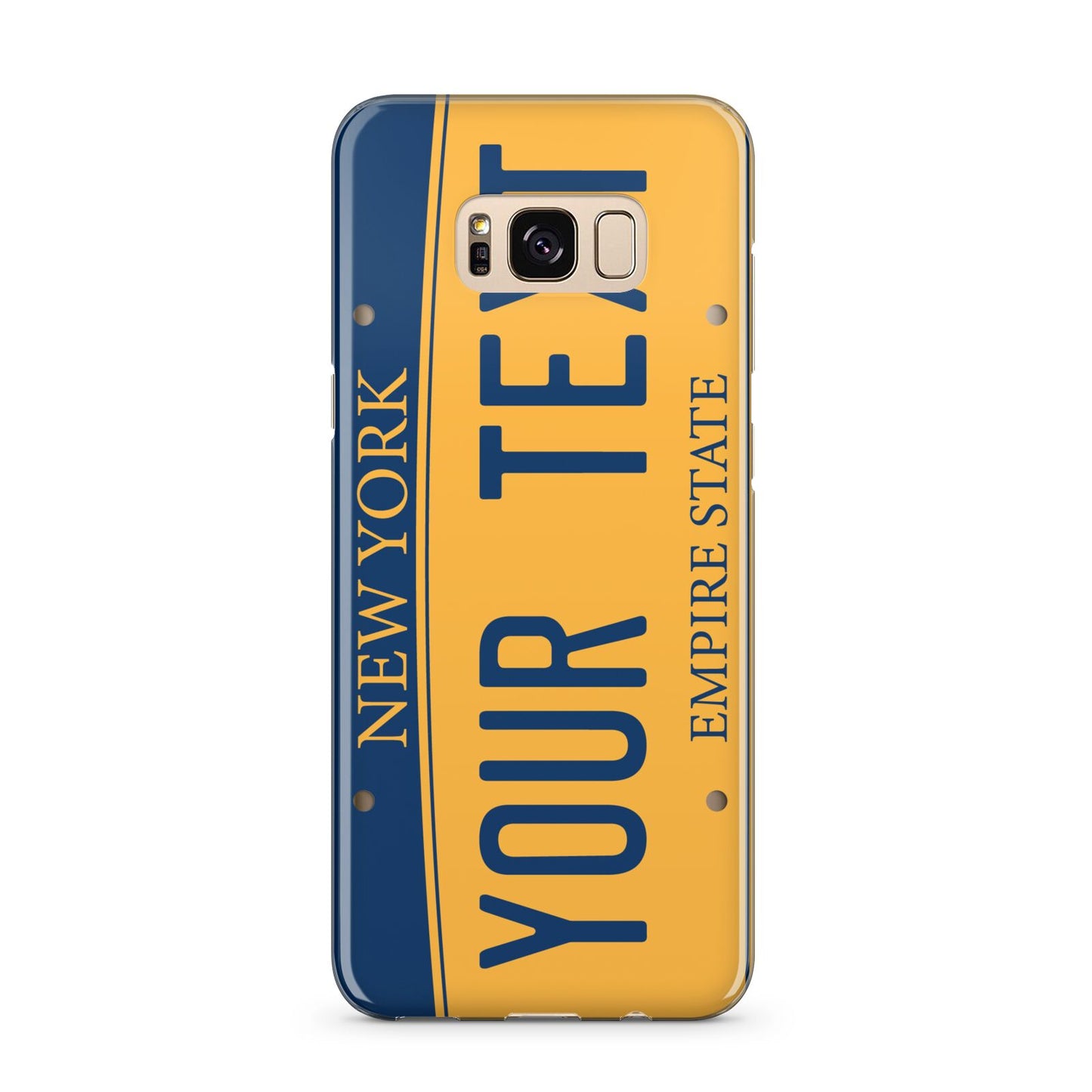 Custom New York License Plate Samsung Galaxy S8 Plus Case