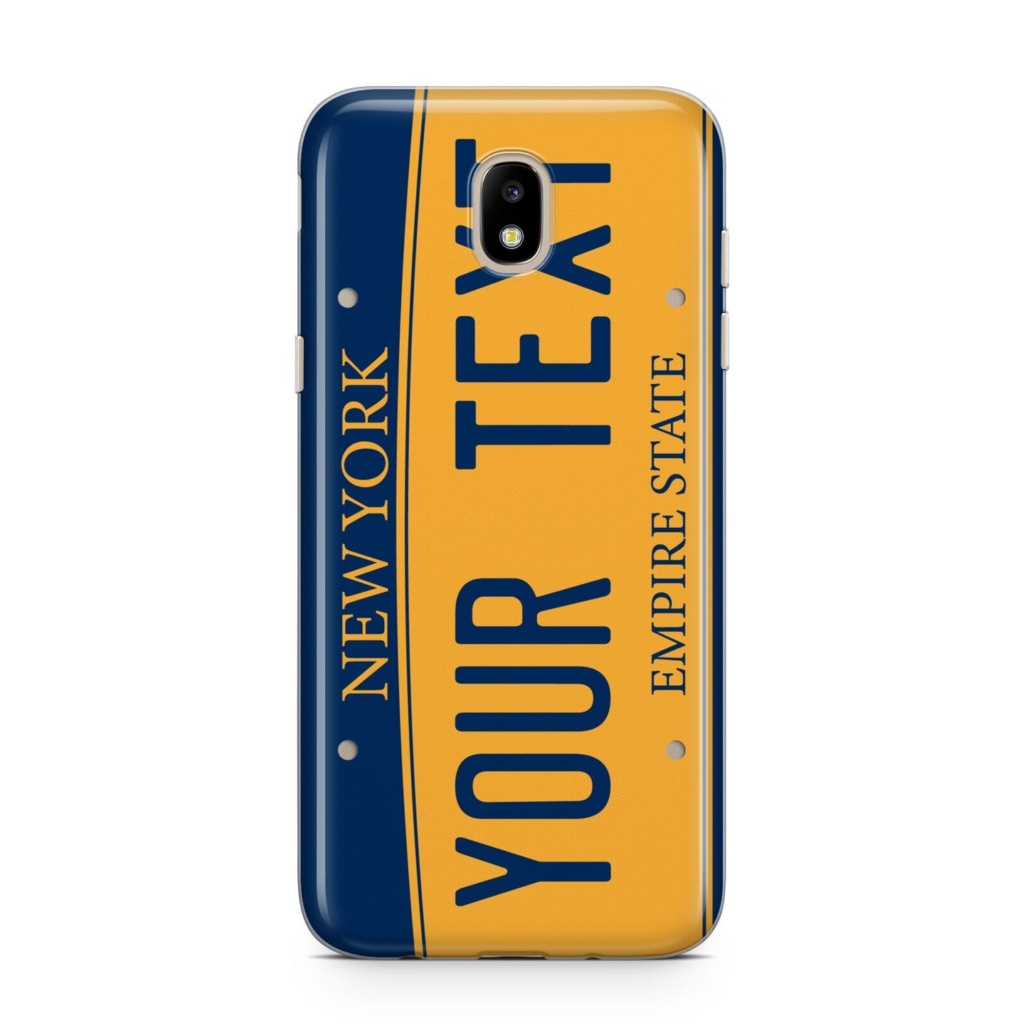 Custom New York License Plate Samsung J5 2017 Case