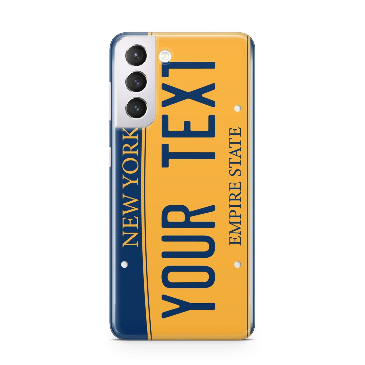 Custom New York License Plate Samsung S21 Case