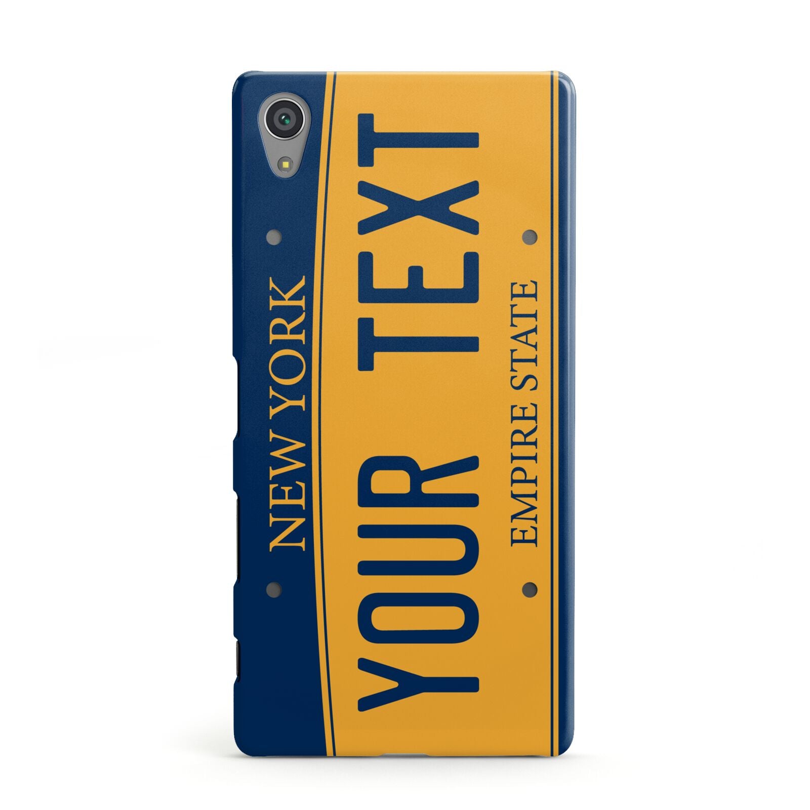 Custom New York License Plate Sony Xperia Case