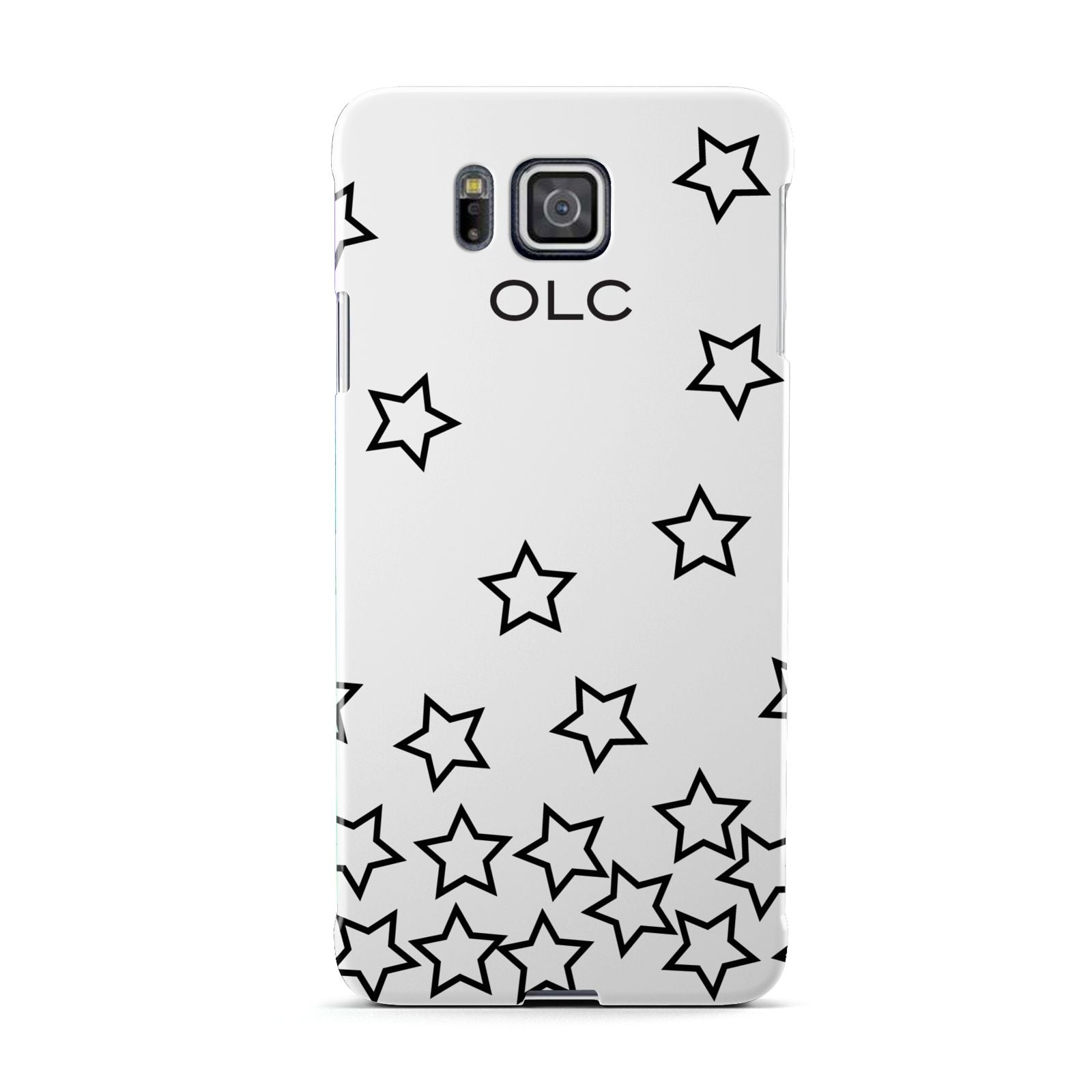 Custom Personalised Initials Samsung Galaxy Alpha Case