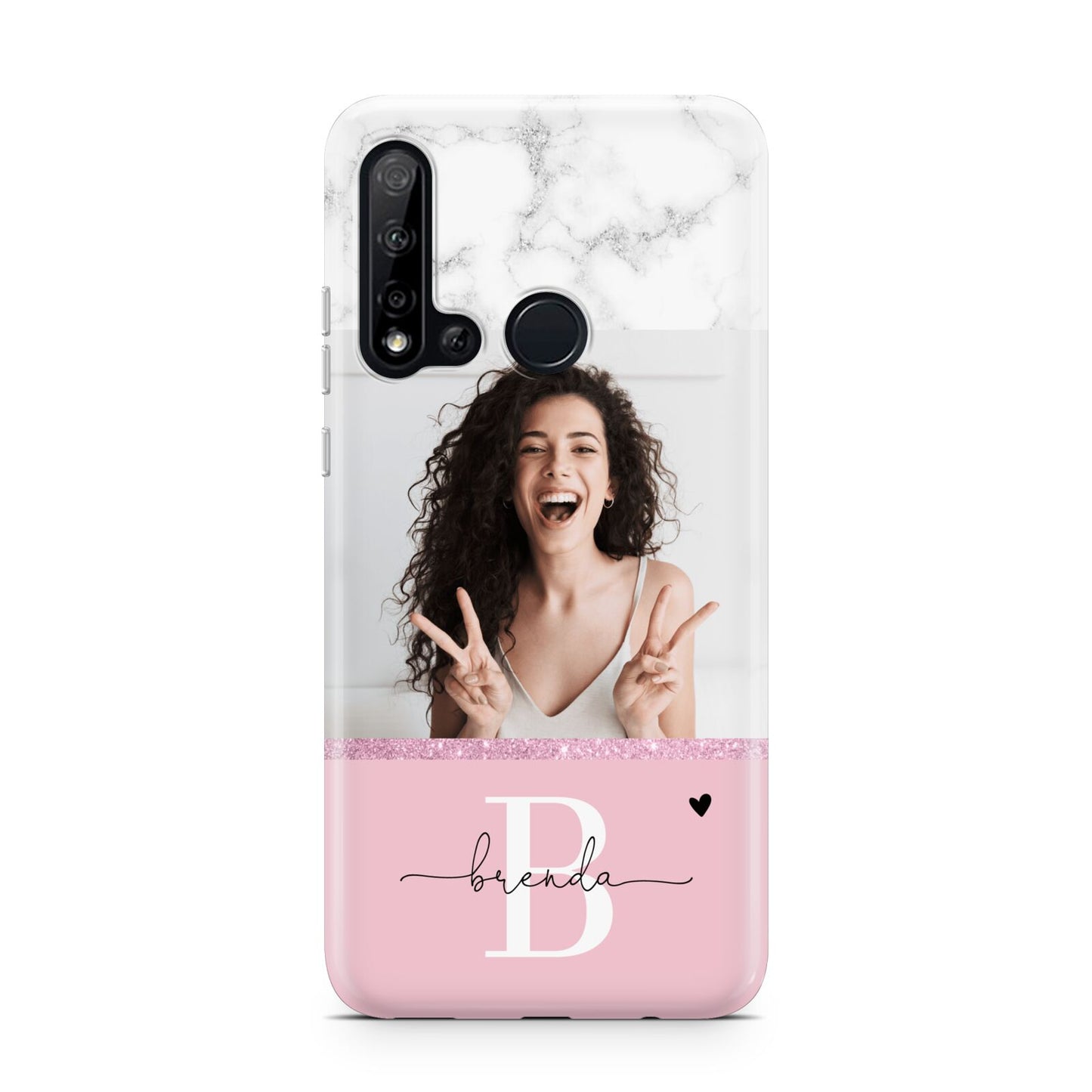 Custom Photo Marble Huawei P20 Lite 5G Phone Case