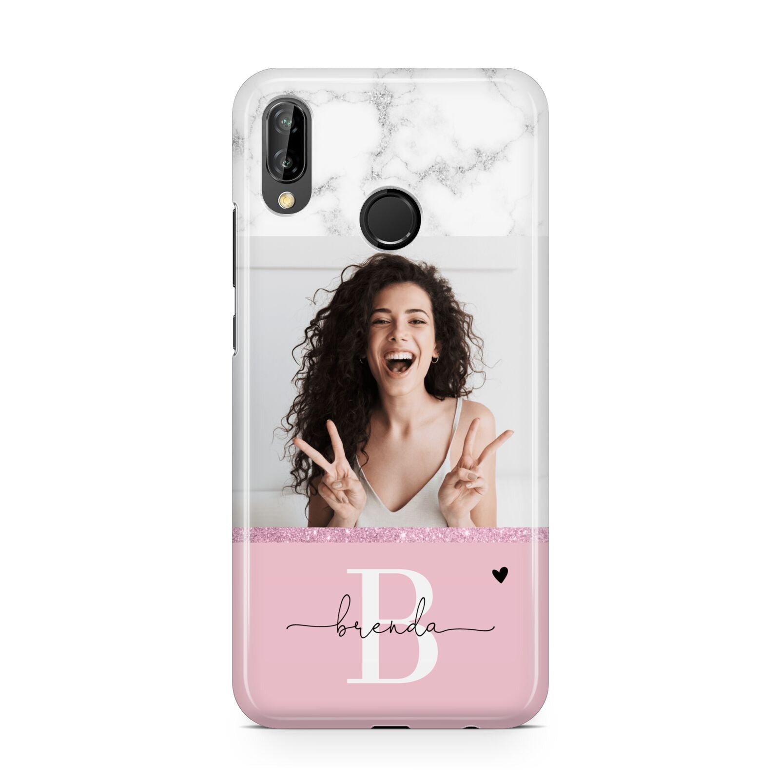 Custom Photo Marble Huawei P20 Lite Phone Case