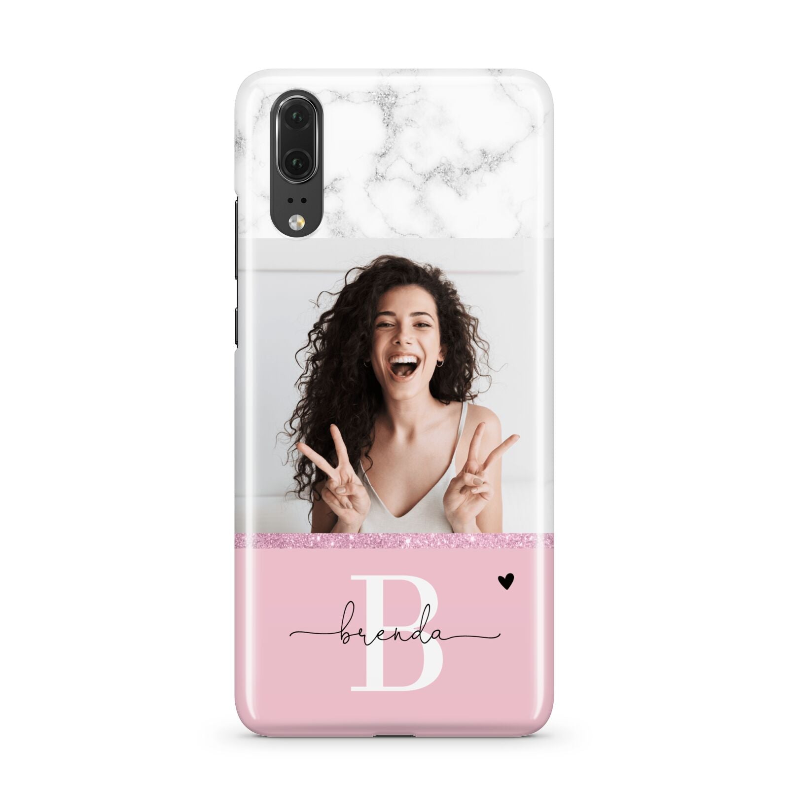 Custom Photo Marble Huawei P20 Phone Case