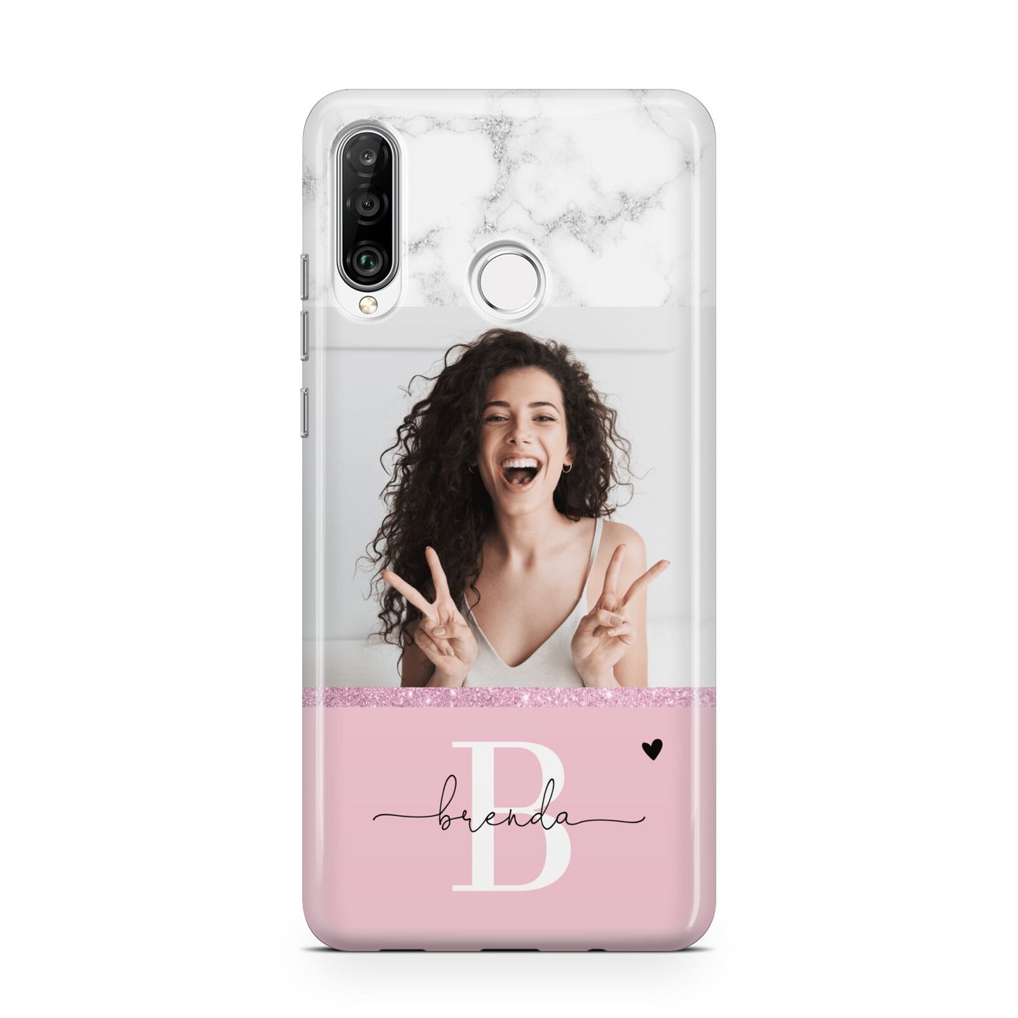 Custom Photo Marble Huawei P30 Lite Phone Case