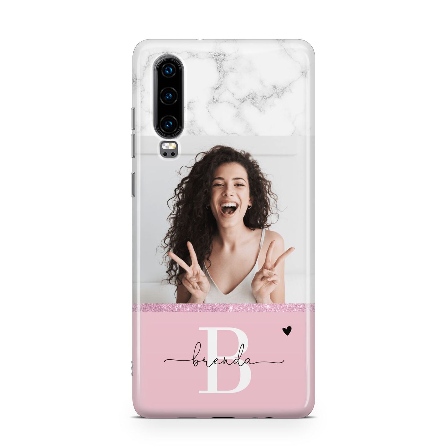 Custom Photo Marble Huawei P30 Phone Case