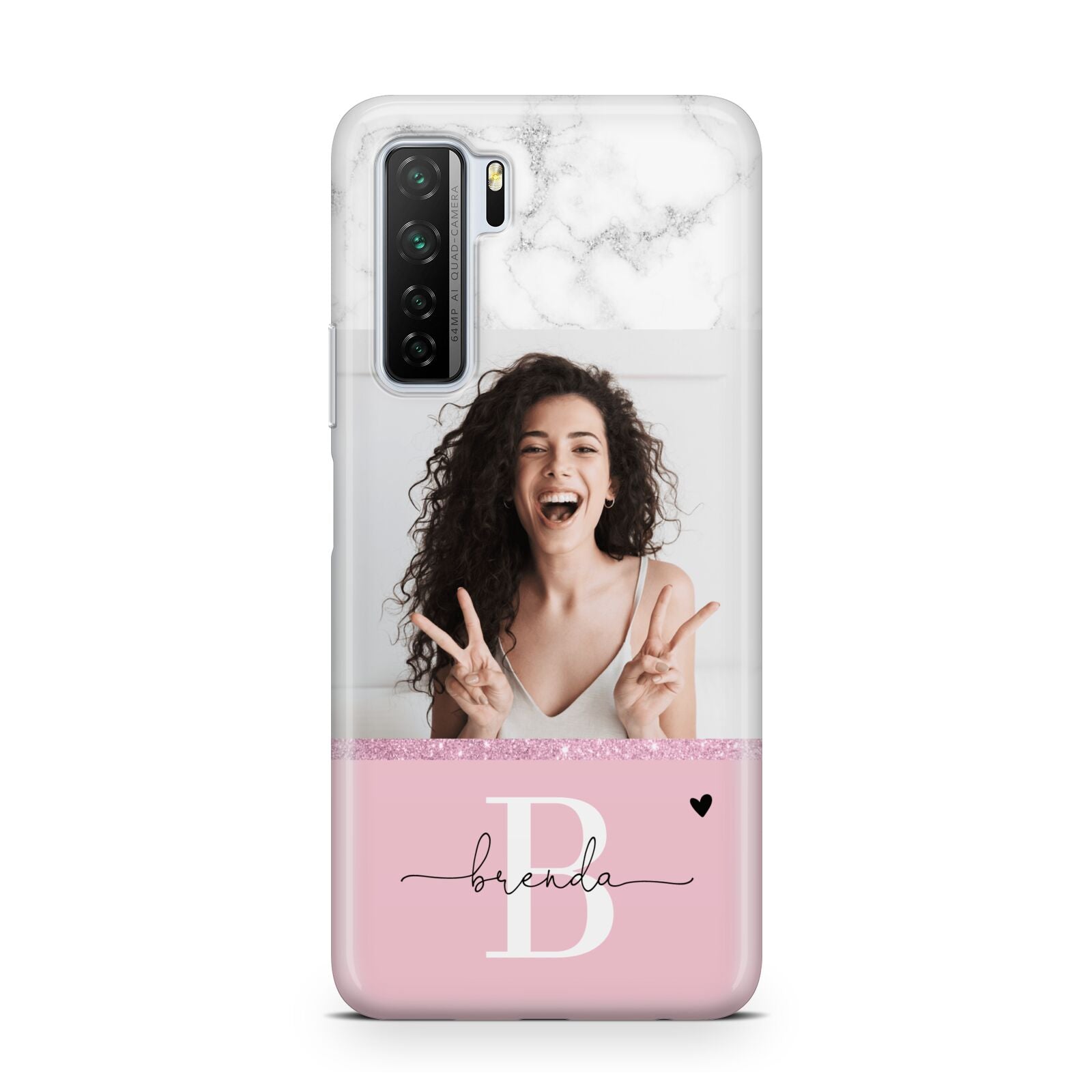 Custom Photo Marble Huawei P40 Lite 5G Phone Case