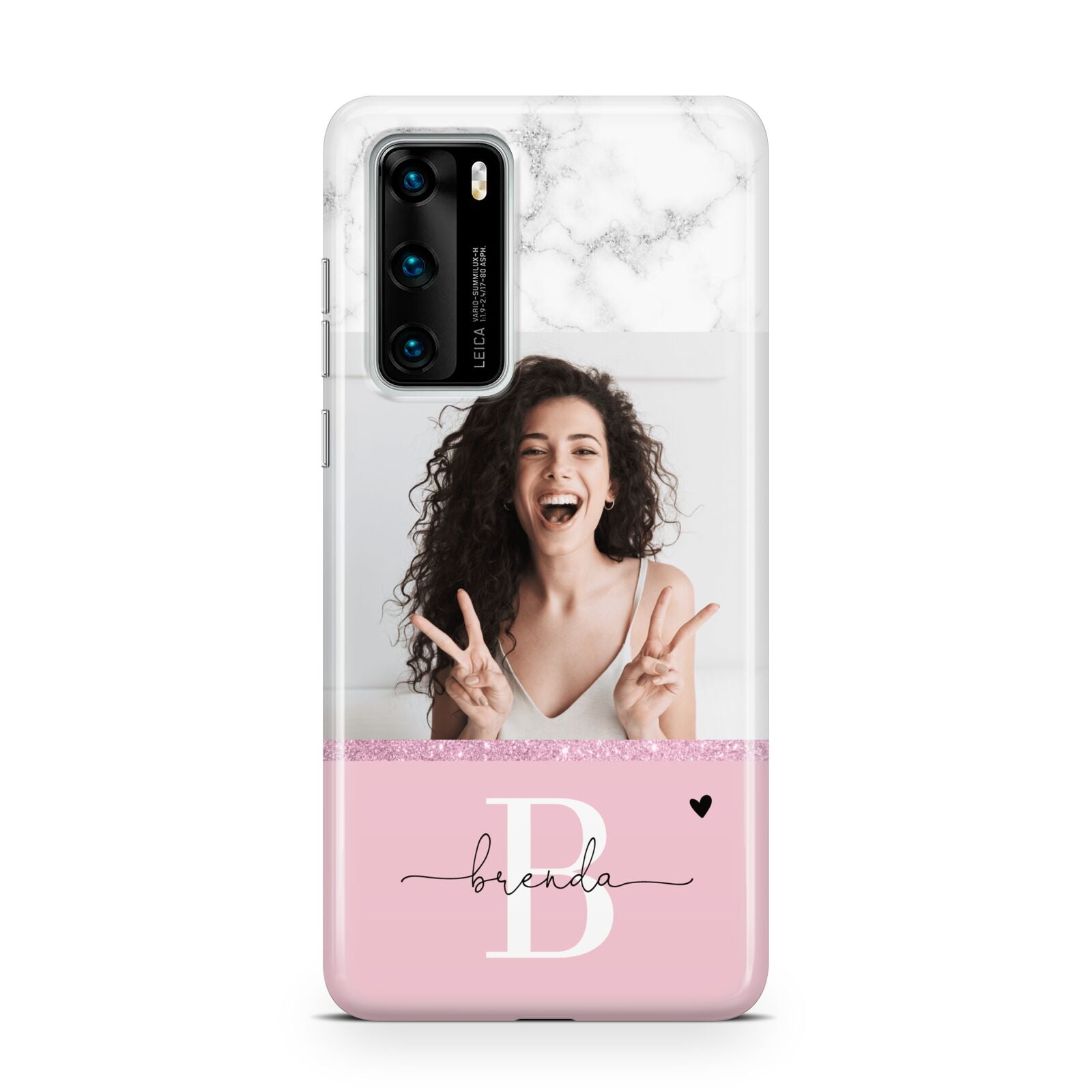 Custom Photo Marble Huawei P40 Phone Case