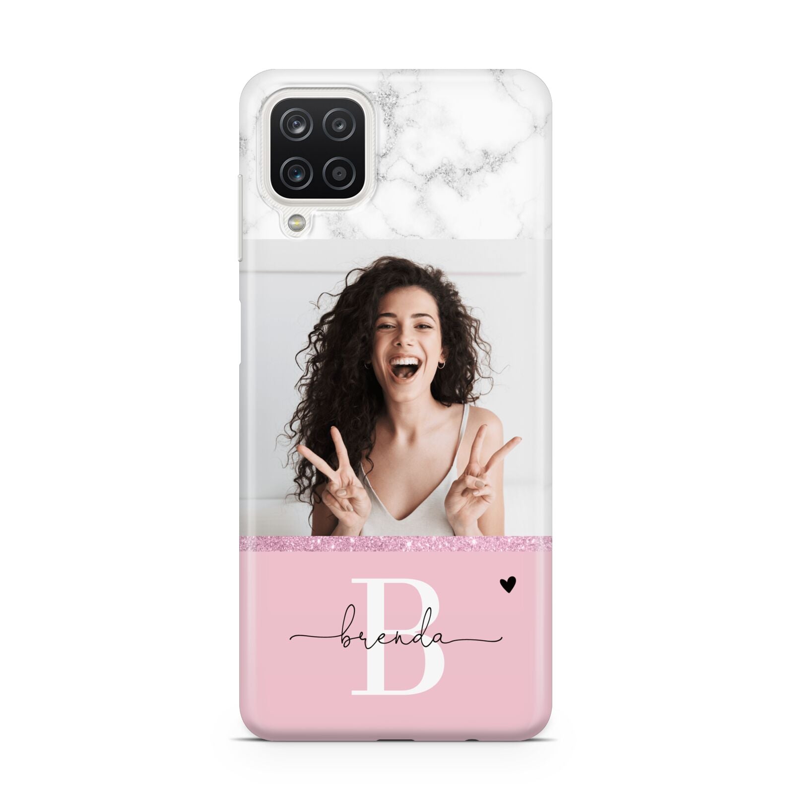 Custom Photo Marble Samsung A12 Case