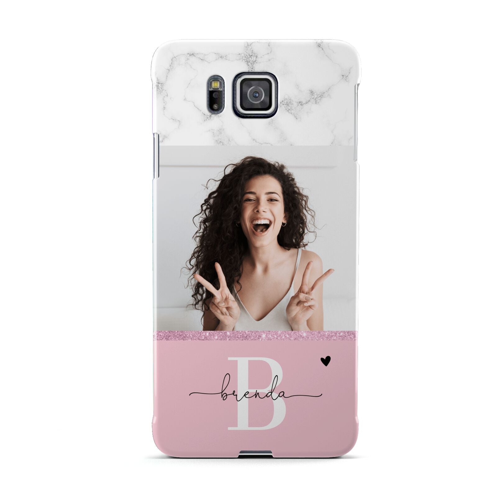 Custom Photo Marble Samsung Galaxy Alpha Case