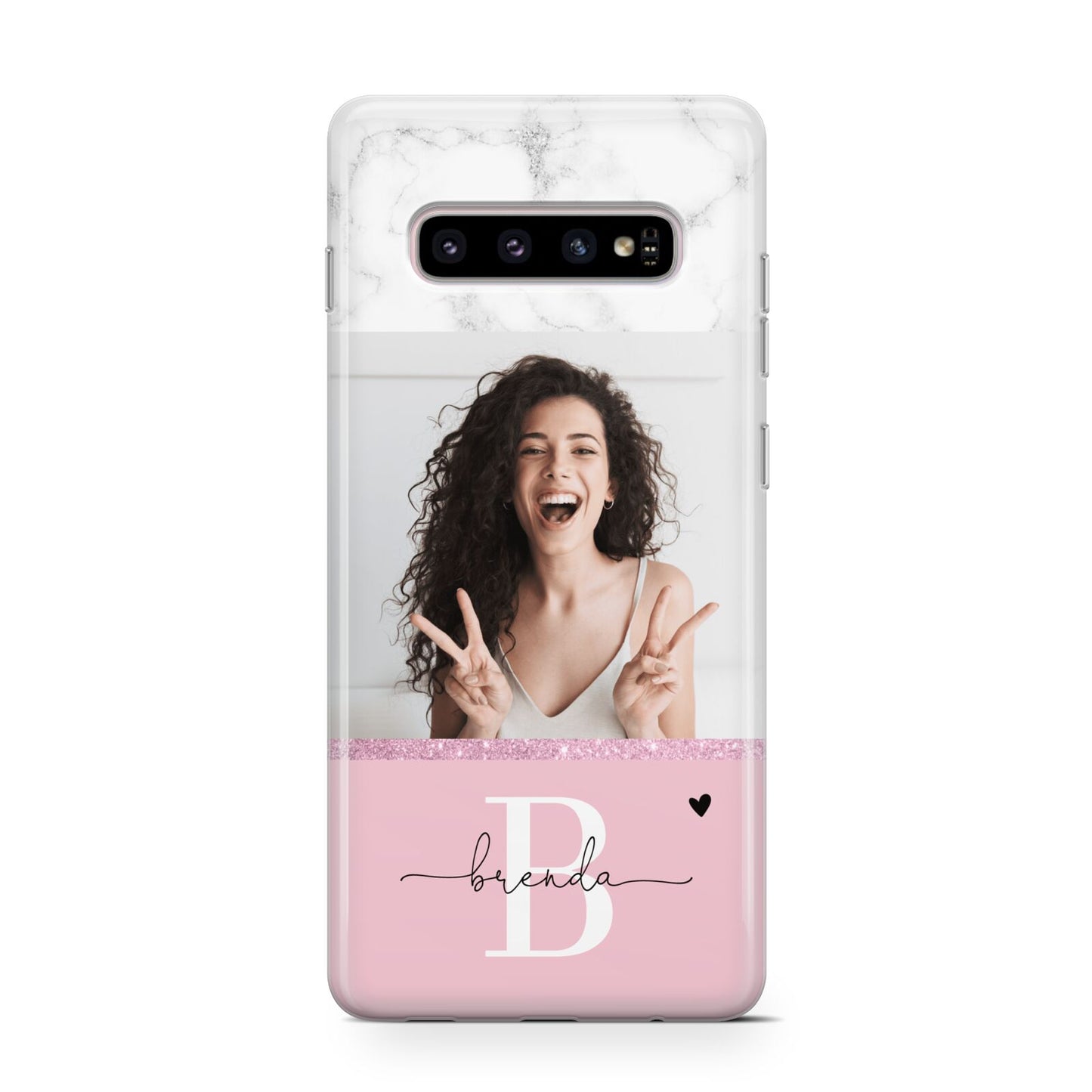 Custom Photo Marble Samsung Galaxy S10 Case