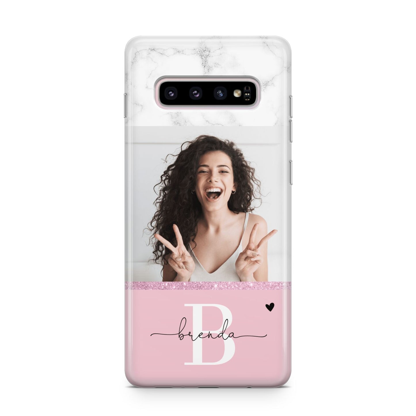 Custom Photo Marble Samsung Galaxy S10 Plus Case