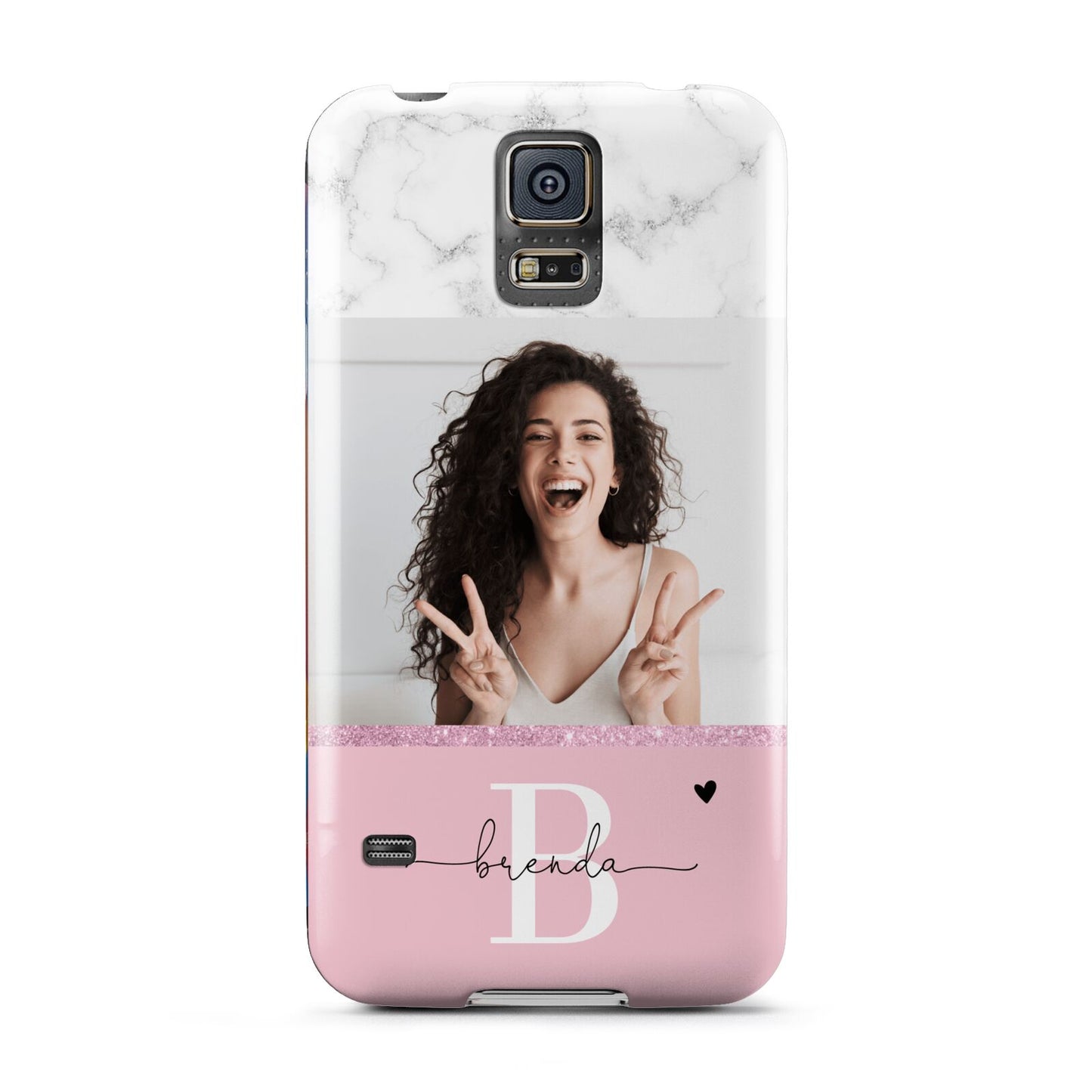 Custom Photo Marble Samsung Galaxy S5 Case